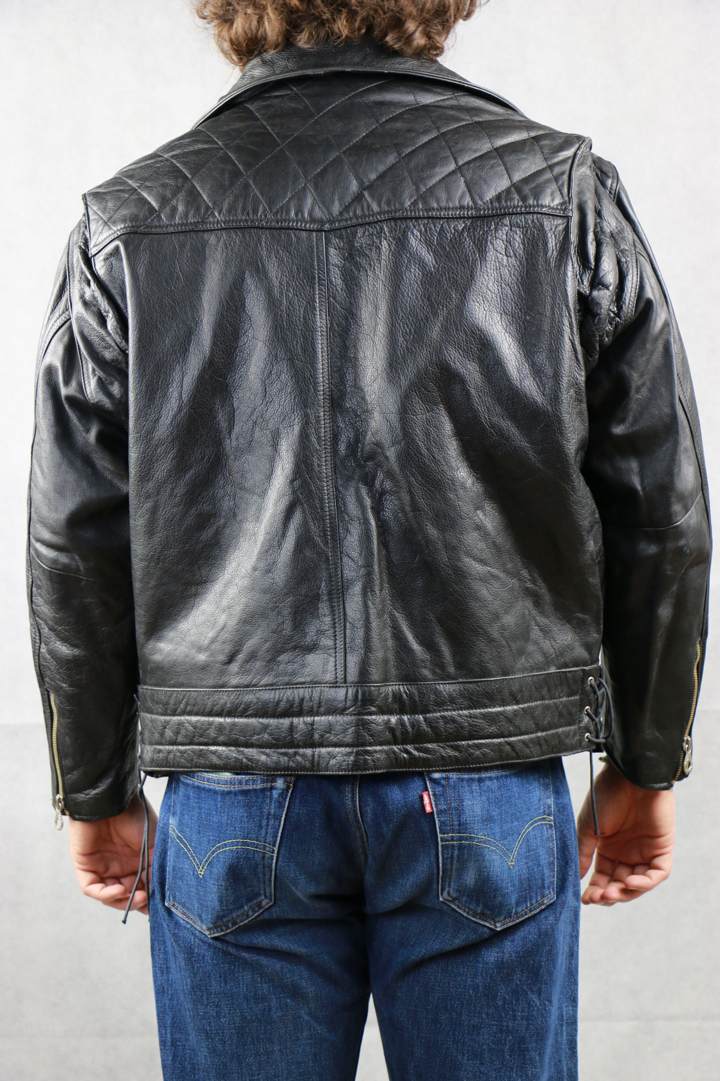 Leather Biker Jacket, clochard92.com