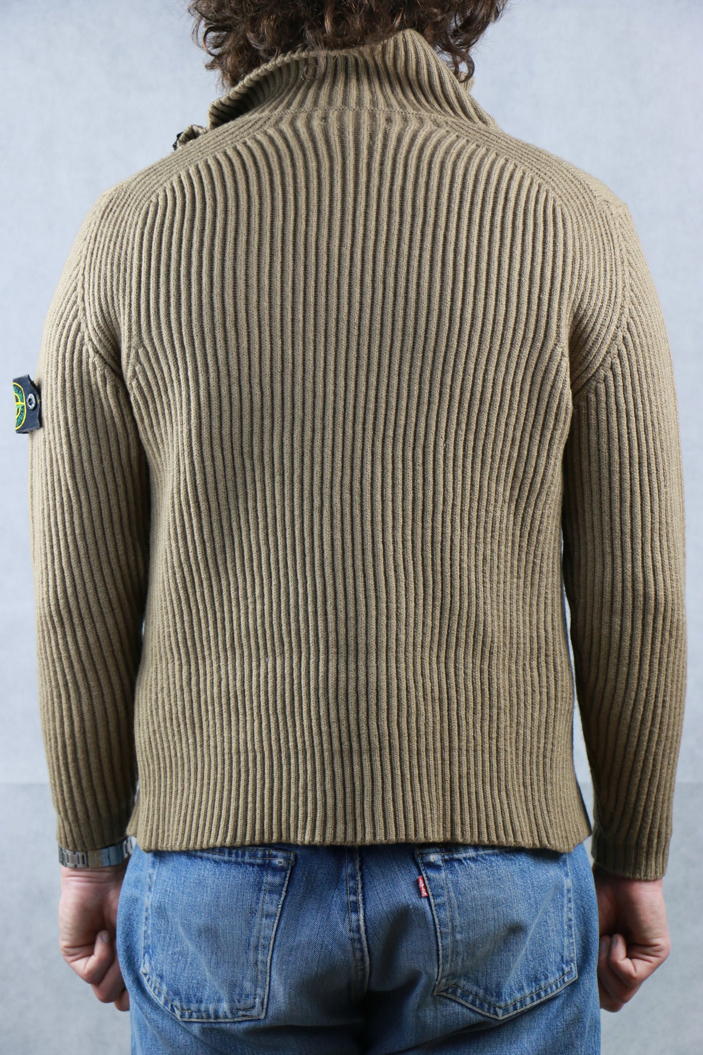 Stone Island Beige Zip, vintage store clochard92.com