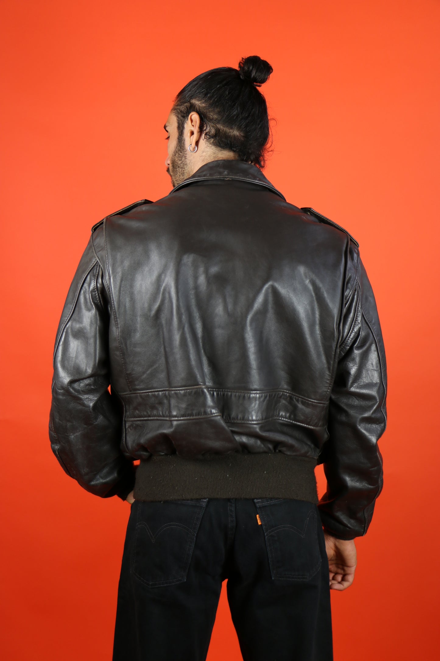 Schott A2 Leather Jacket  - vintage clothing clochard92.com