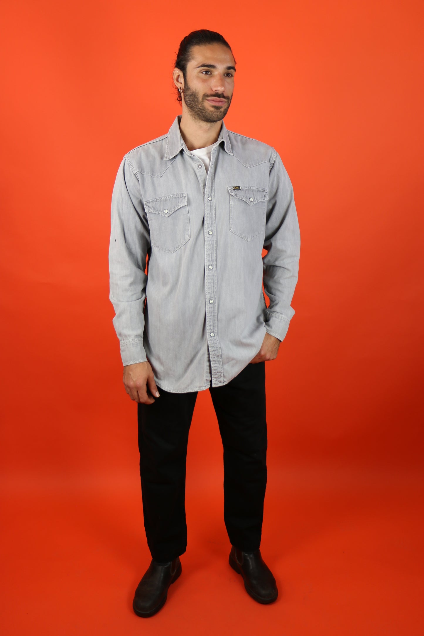 Lee Denim Overshirt - vintage clothing clochard92.com