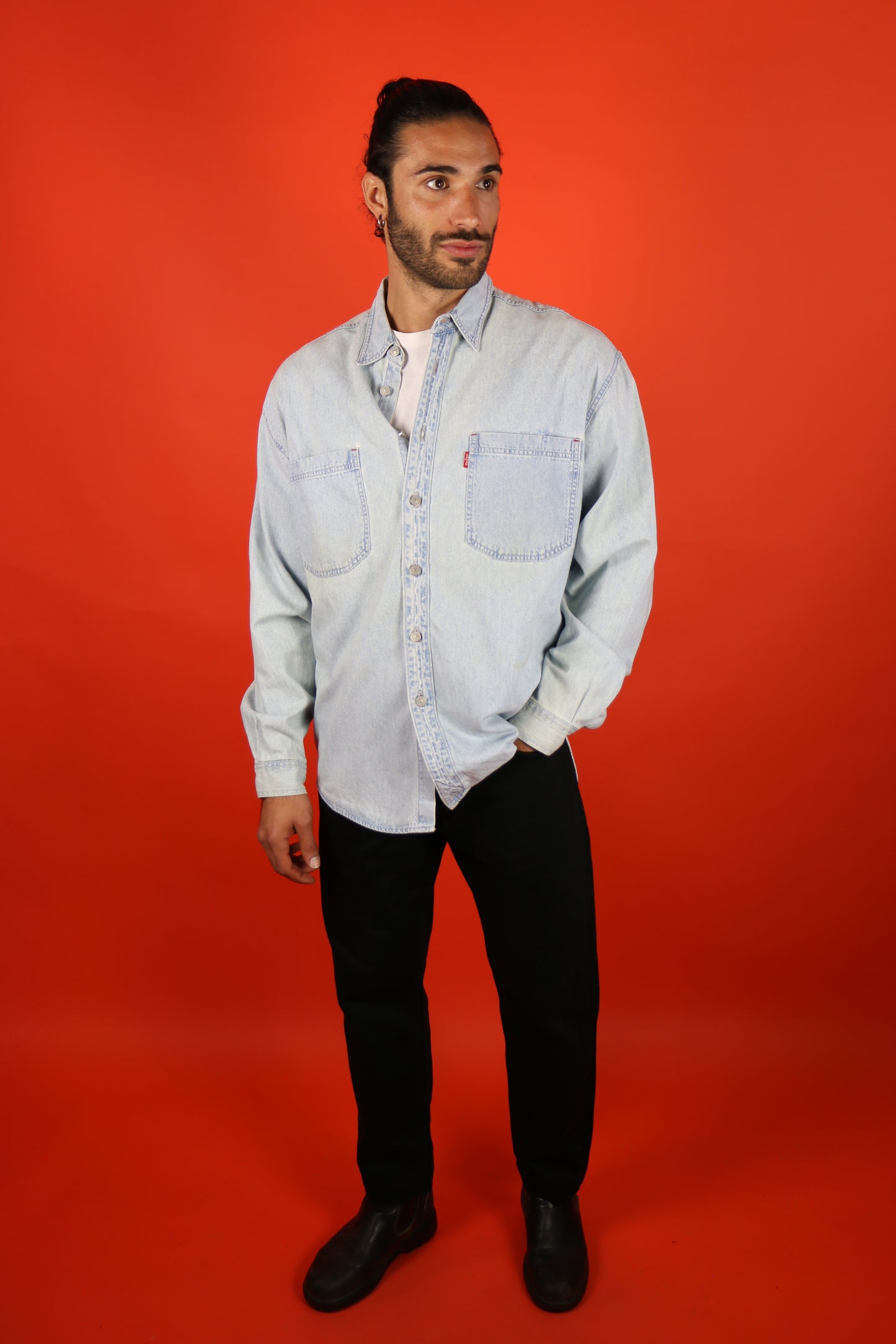 Levis Denim Overshirt - vintage clothing clochard92.com