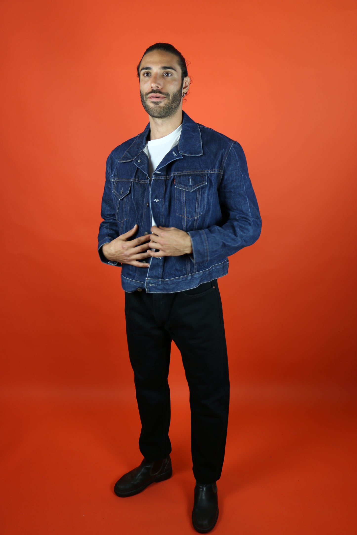 Levis Denim Trucker Jacket - vintage clothing clochard92.com