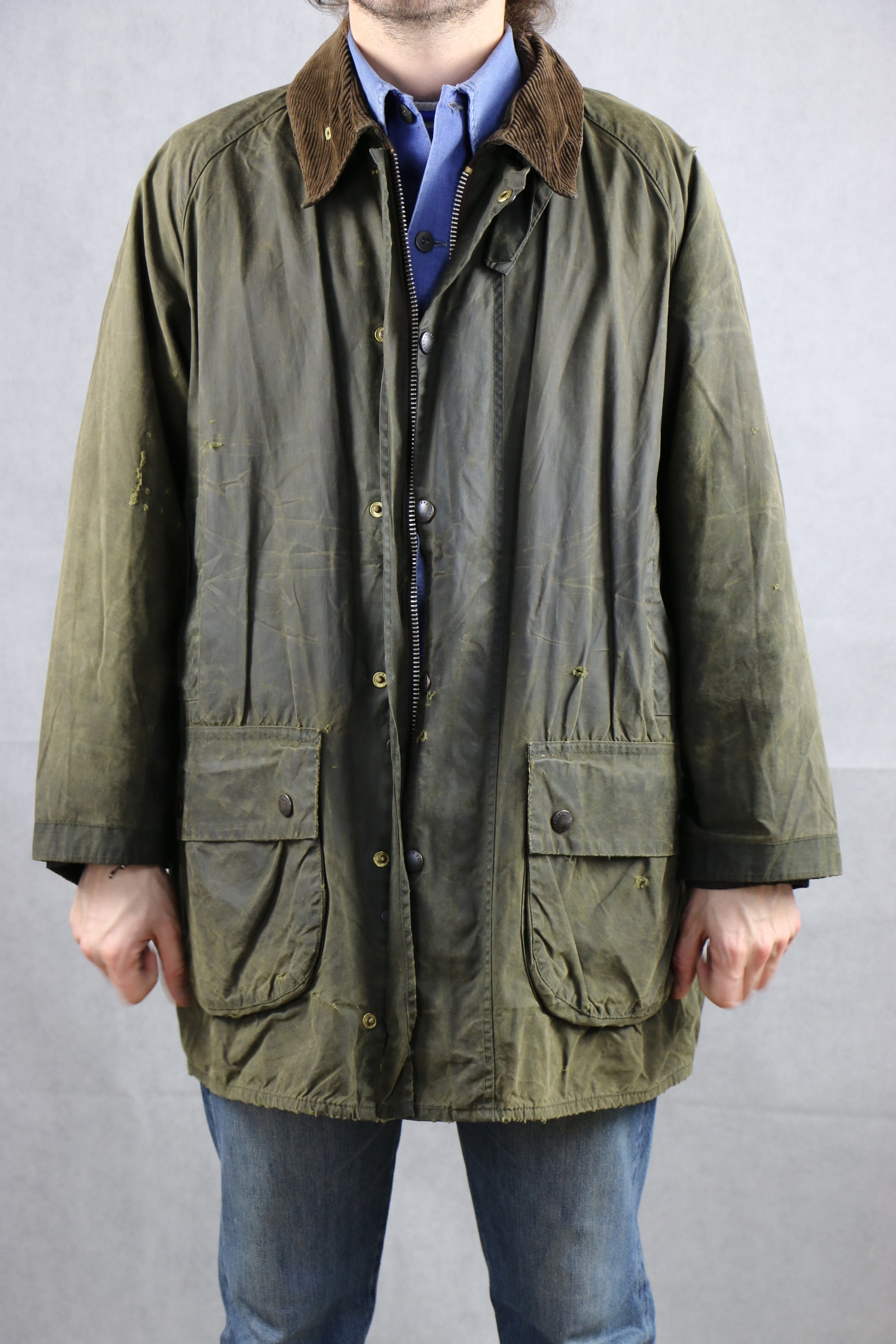 Barbour Gamefair C44 / 112CM Wax Jacket green, clochard92.myshopify.com, Vintage Store Clochard92.com