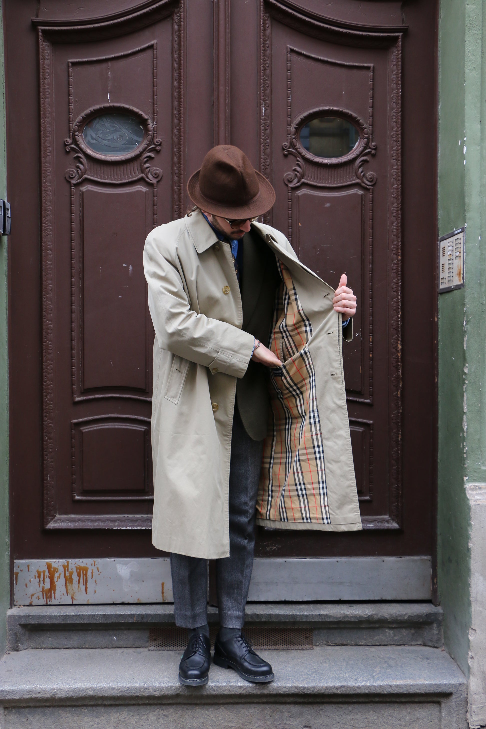 Burberry Trench Coat, clochard92.com, Vintage Store Clochard92.com