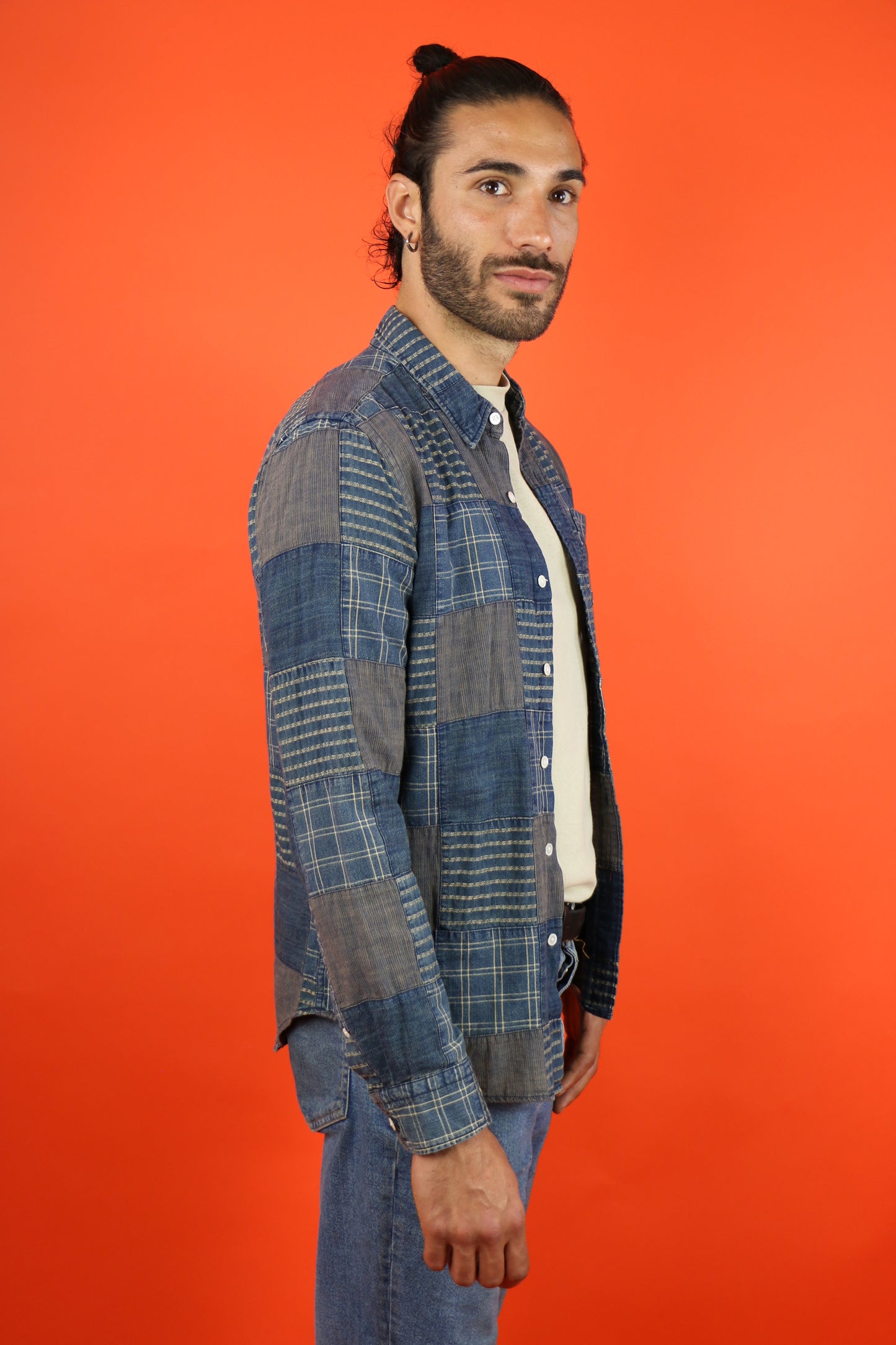 Levis Patchwork Shirt - vintage clothing clochard92.com