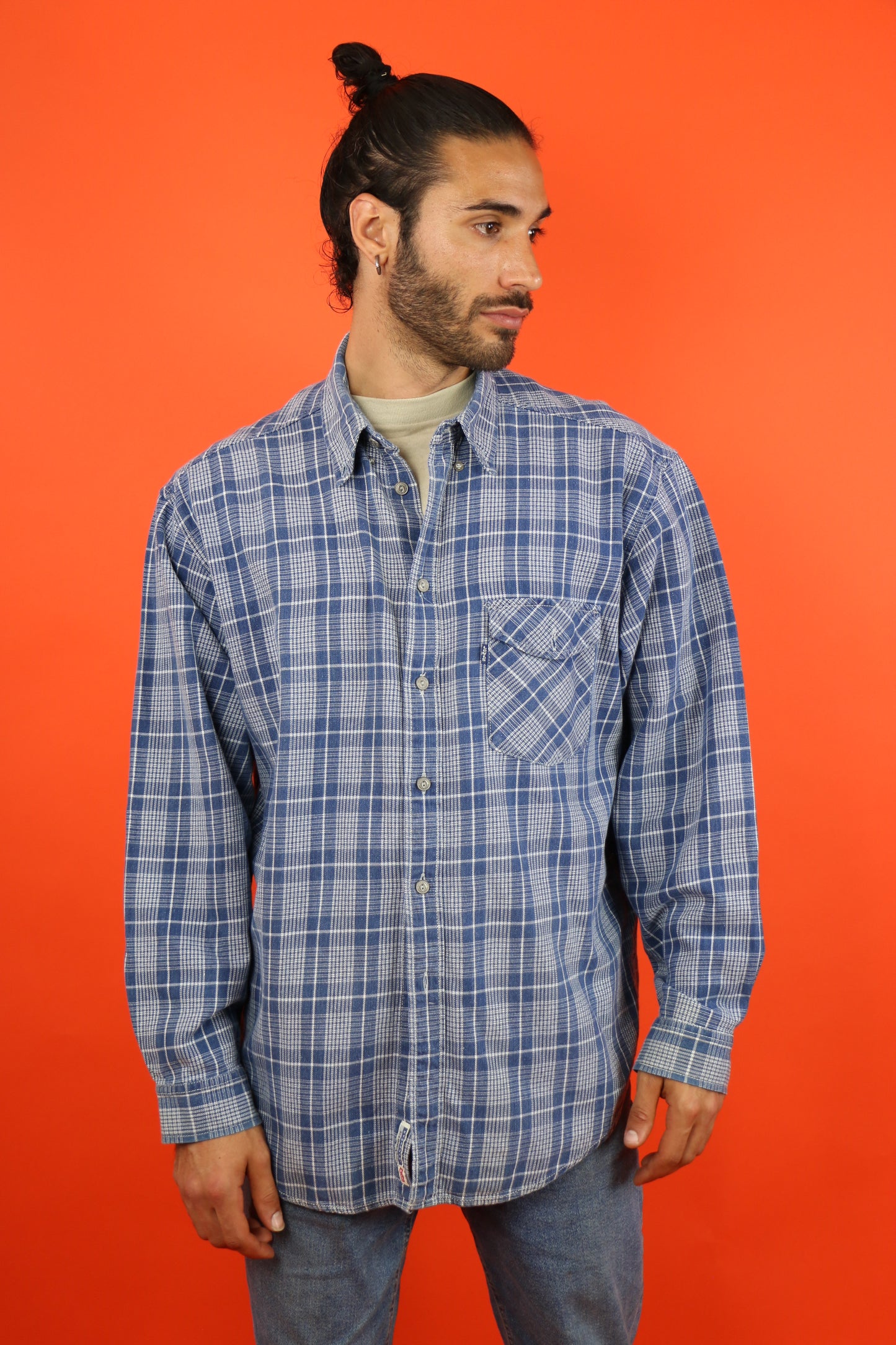 Levi's Check Shirt - vintage clothing clochard92.com
