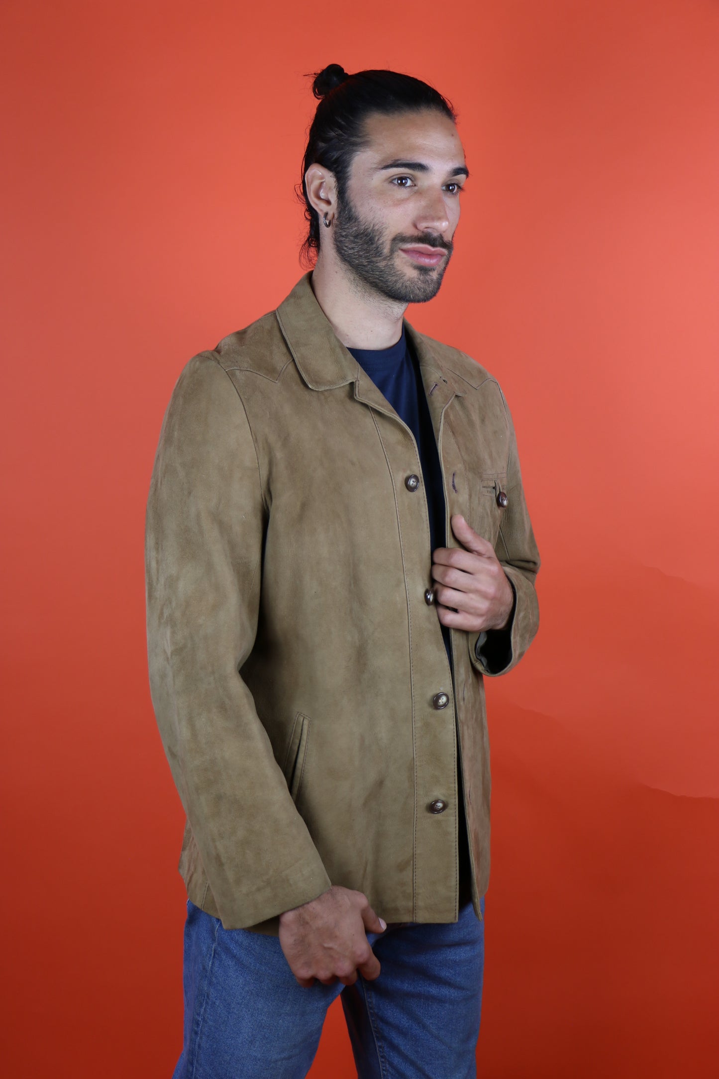 Suede Jacket - vintage clothing clochard92.com