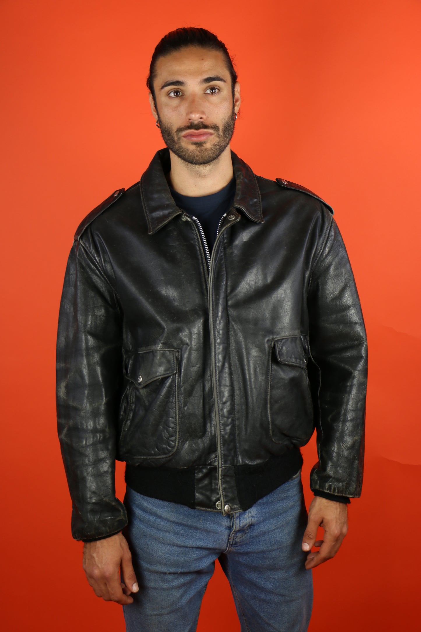 Schott A-2 Flight Jacket - vintage clothing clochard92.com