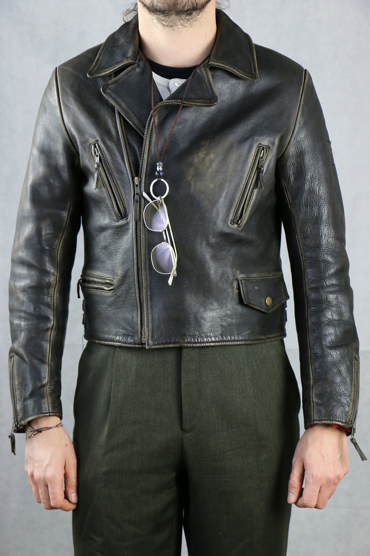 Triumph Biker Leather Jacket - clochard92.com