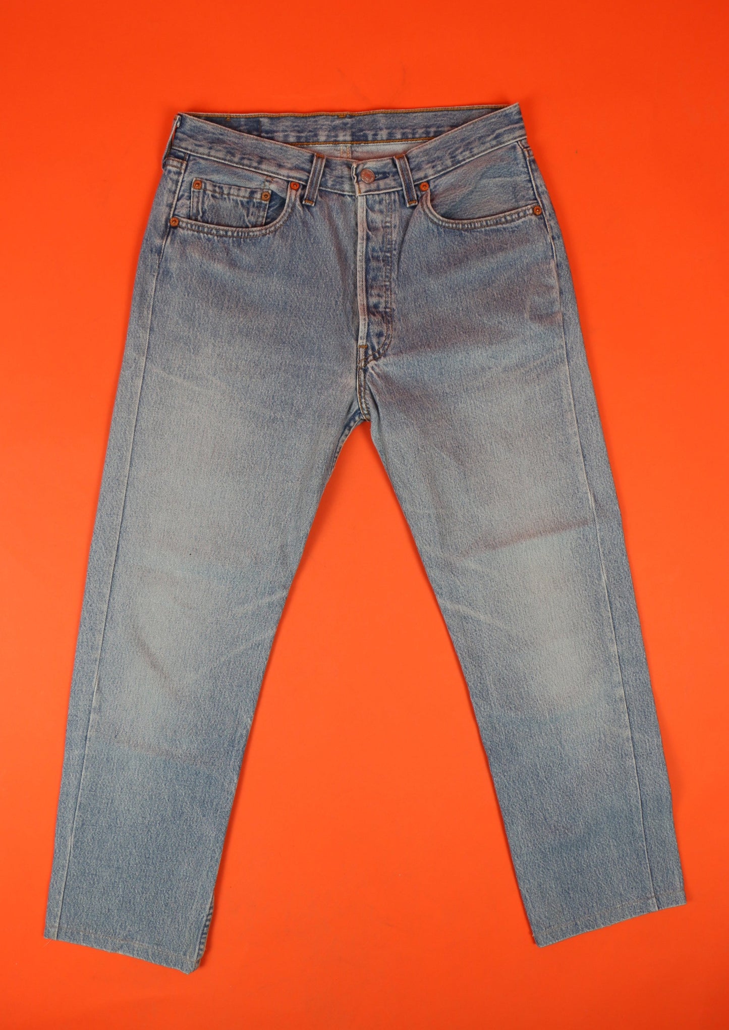Levi's 501 Jeans Made in U.S.A. 'W32 L36' cropped - vintage clothing clochard92.com