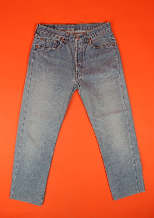 Levi's 501 Jeans Made in U.S.A. 'W32 L36' cropped - vintage clothing clochard92.com