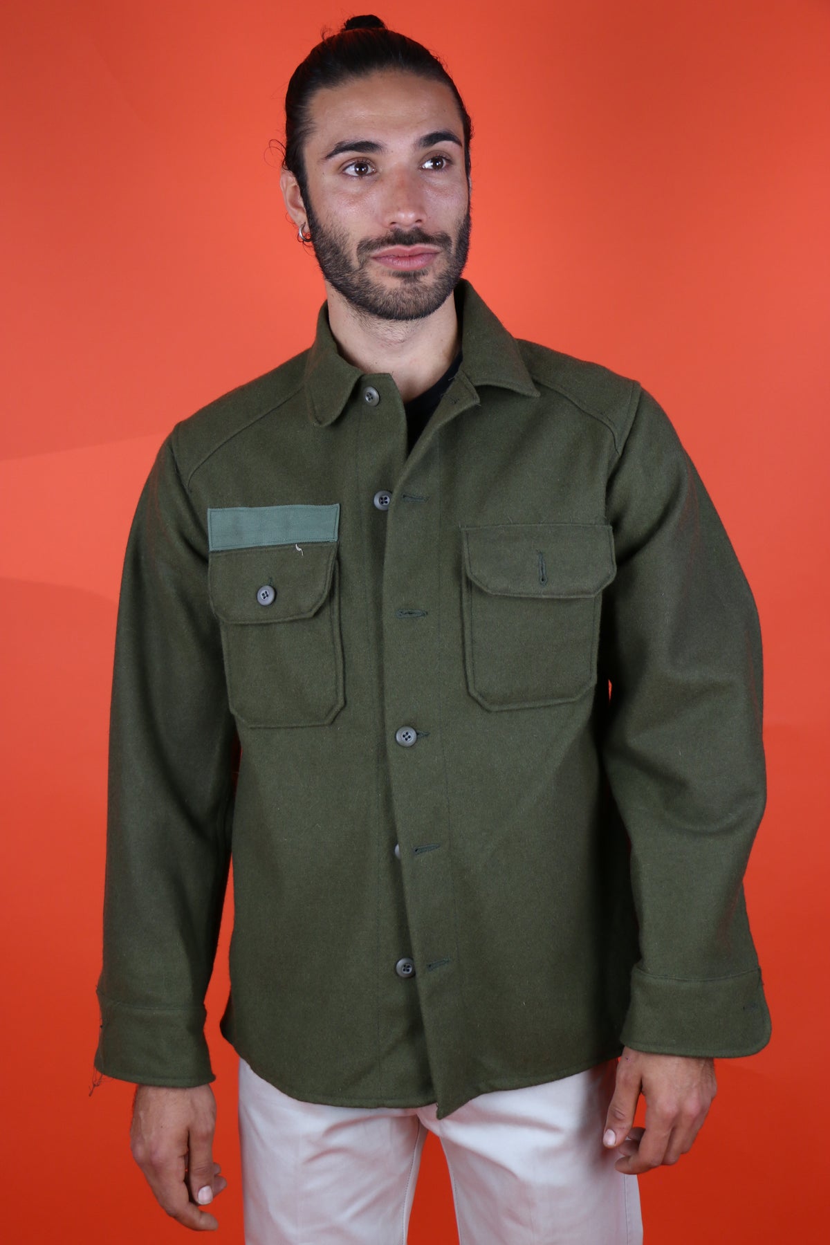 OG-108 Wool Overshirt - vintage clothing clochard92.com