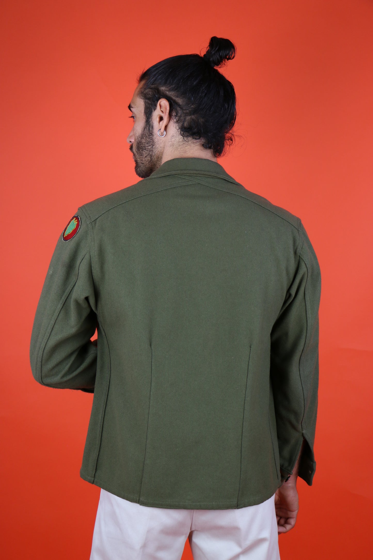 OG-108 Korean War Wool Overshirt - vintage clothing clochard92.com