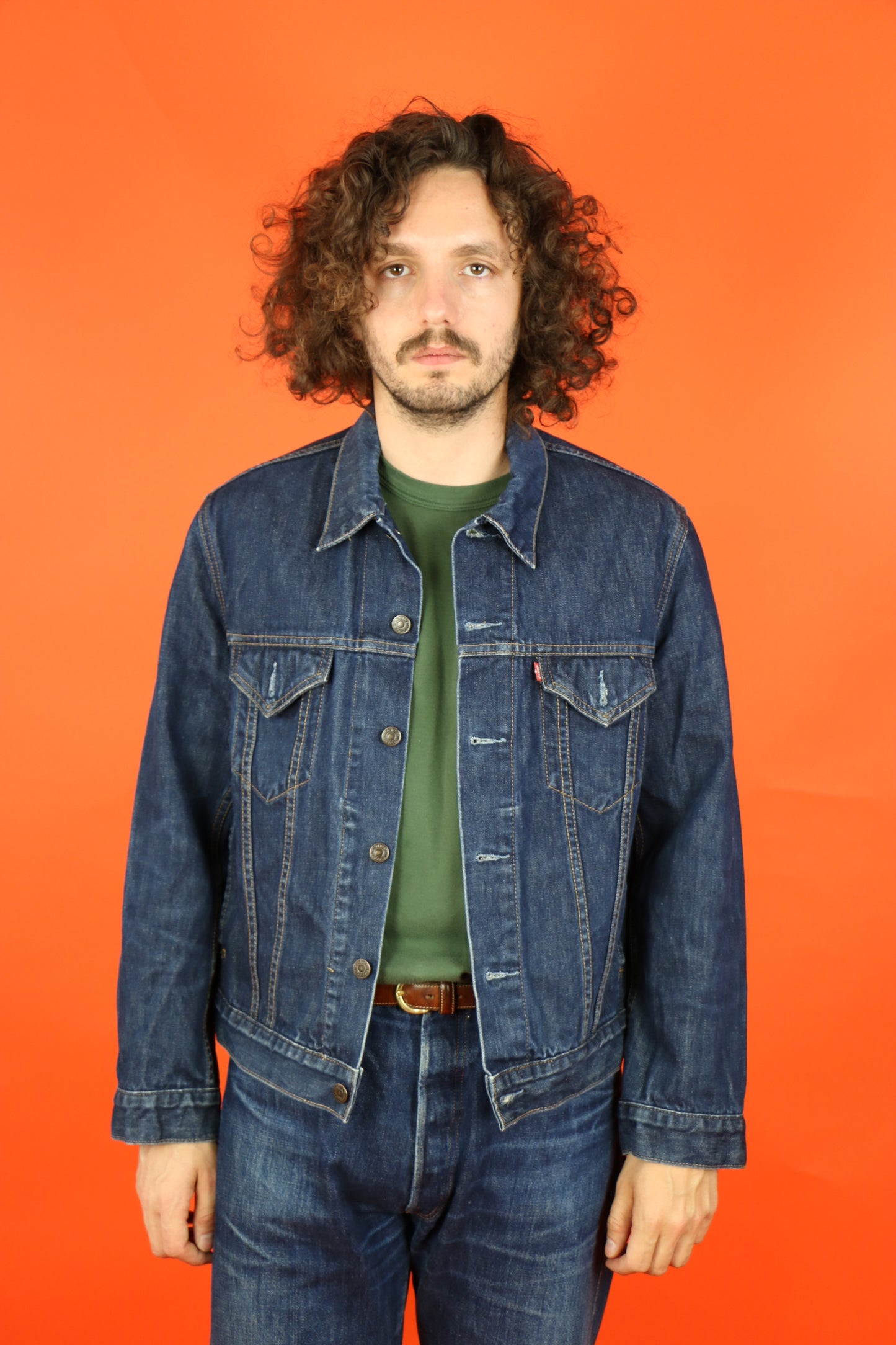 Levis Trucker Jacket M 70550 - vintage clothing clochard92.com