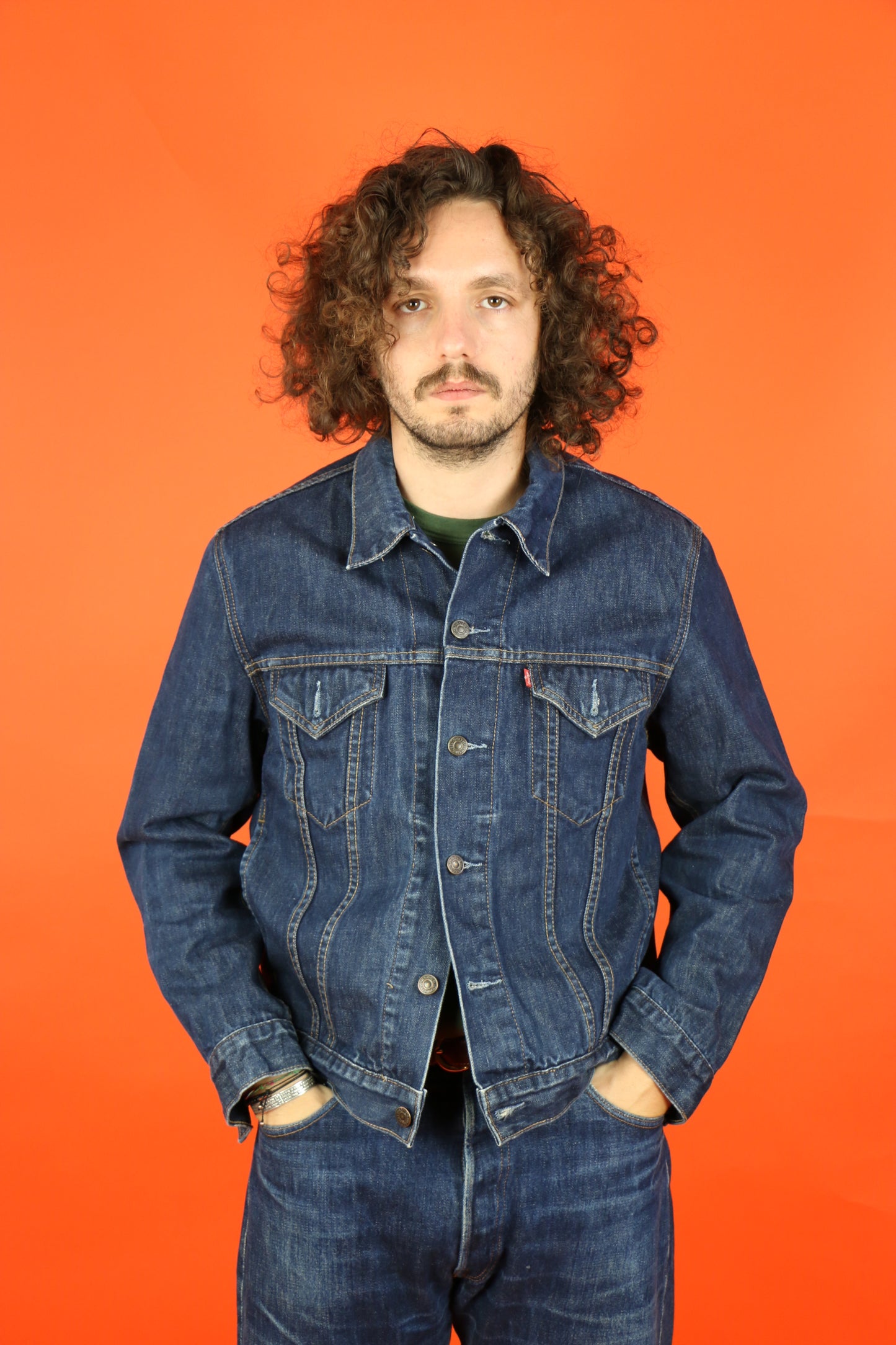 Levis Trucker Jacket M 70550 - vintage clothing clochard92.com