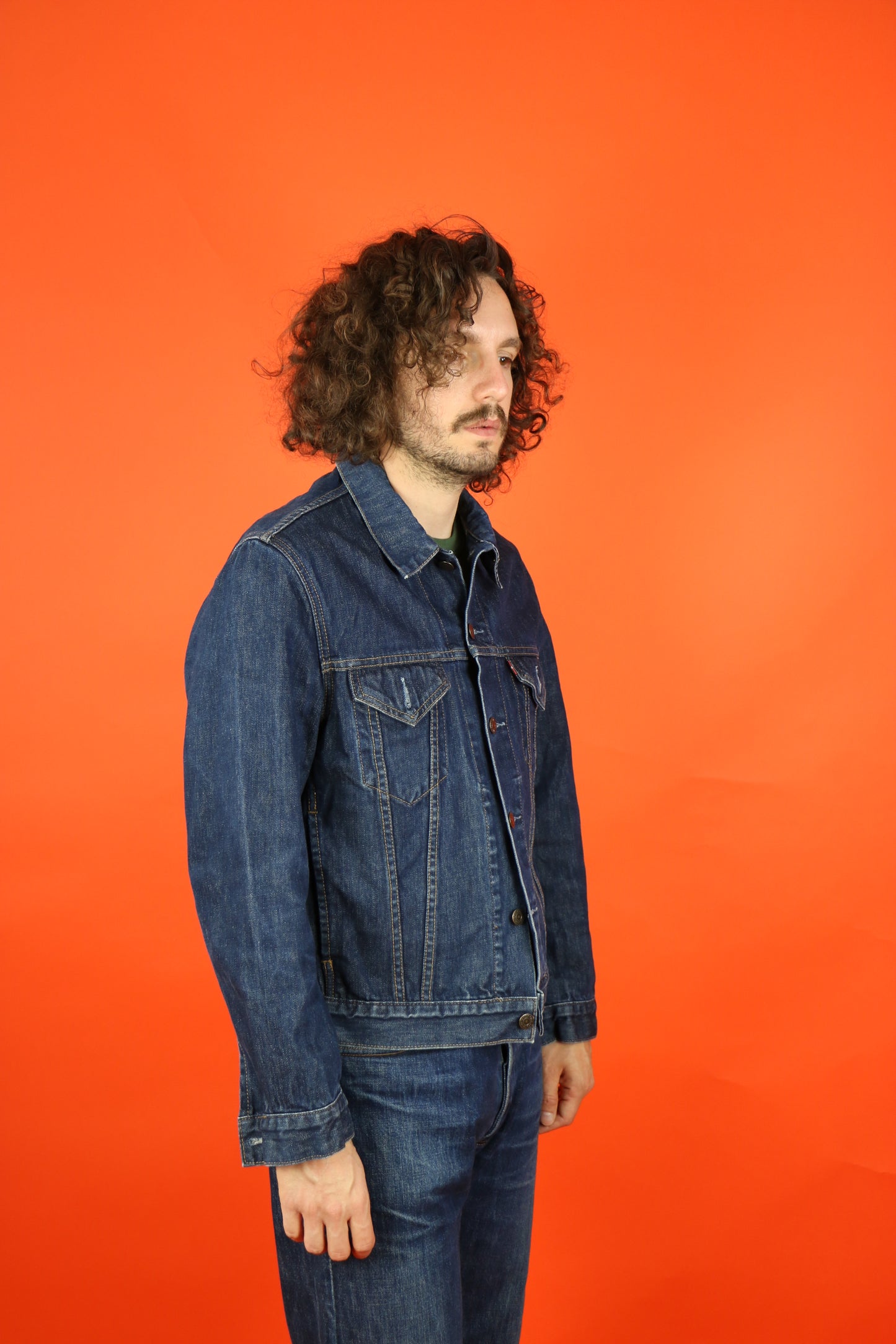 Levis Trucker Jacket M 70550 - vintage clothing clochard92.com