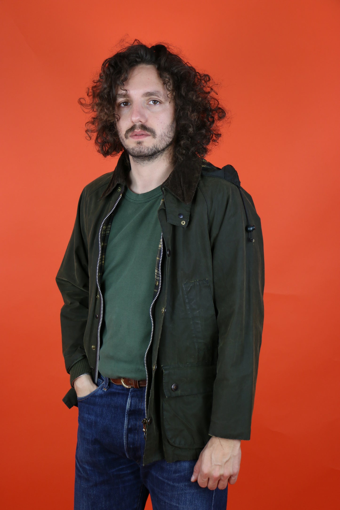 Barbour With Hood - vintage clothing clochard92.com