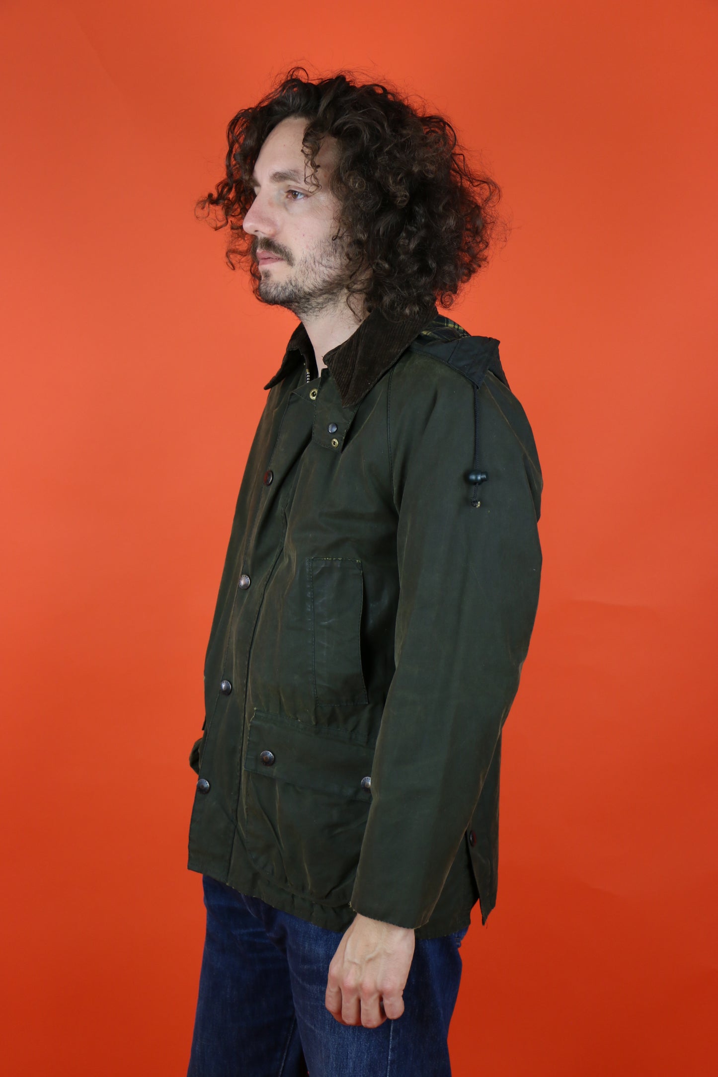 Barbour With Hood - vintage clothing clochard92.com