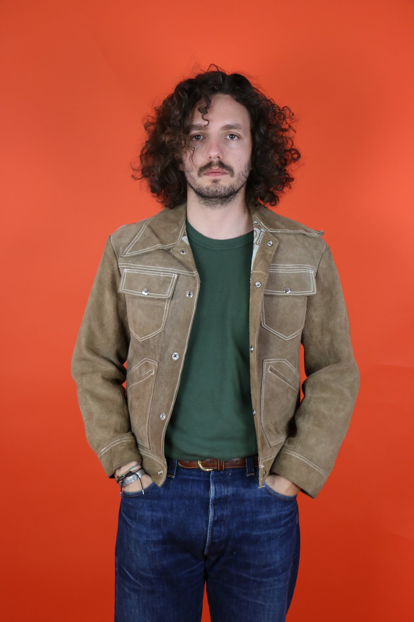 Mexican Leather Jacket 70s - vintage clothing clochard92.com