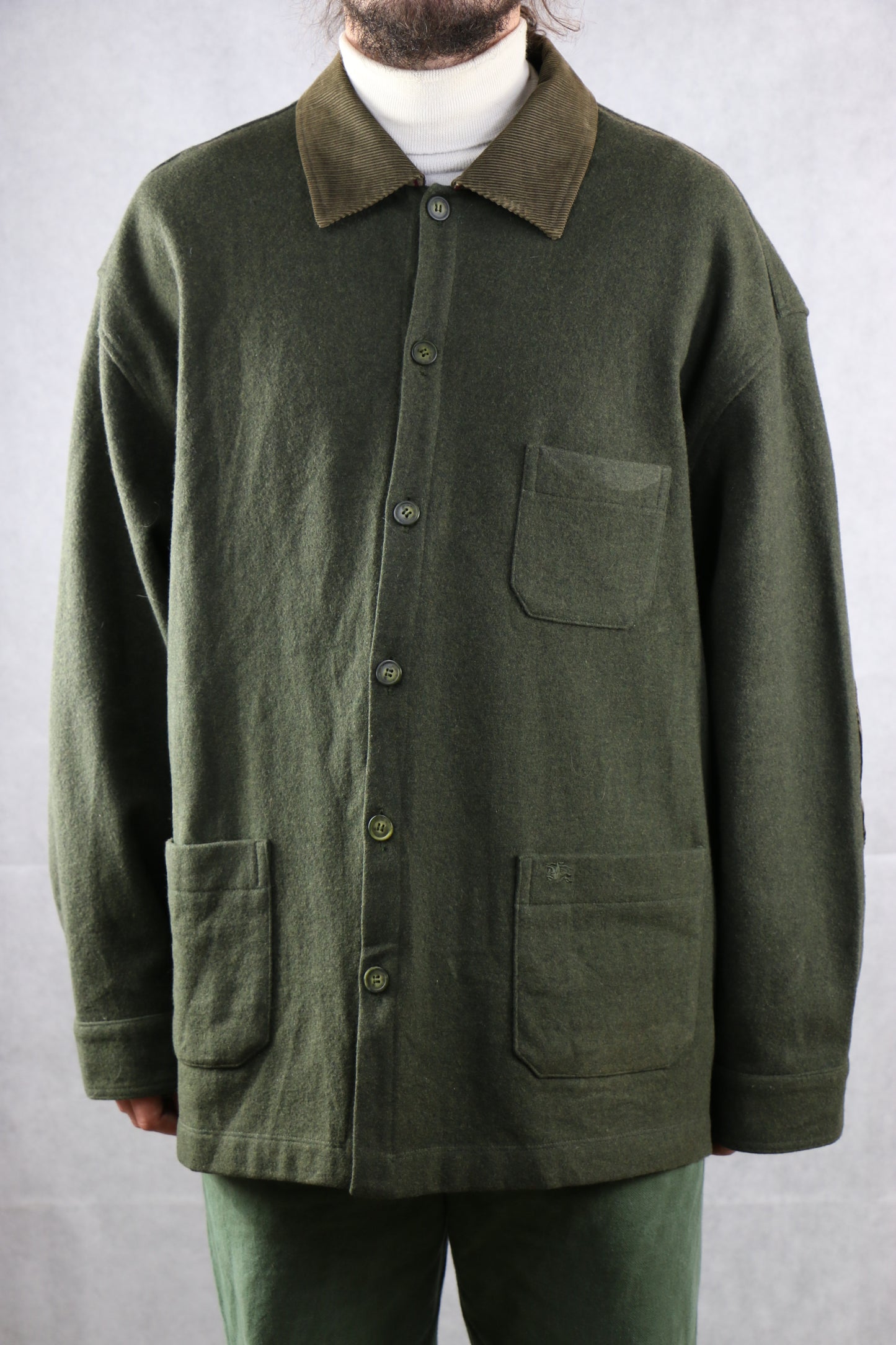 Burberry Wool overshirt - vintage clothing clochard92.com