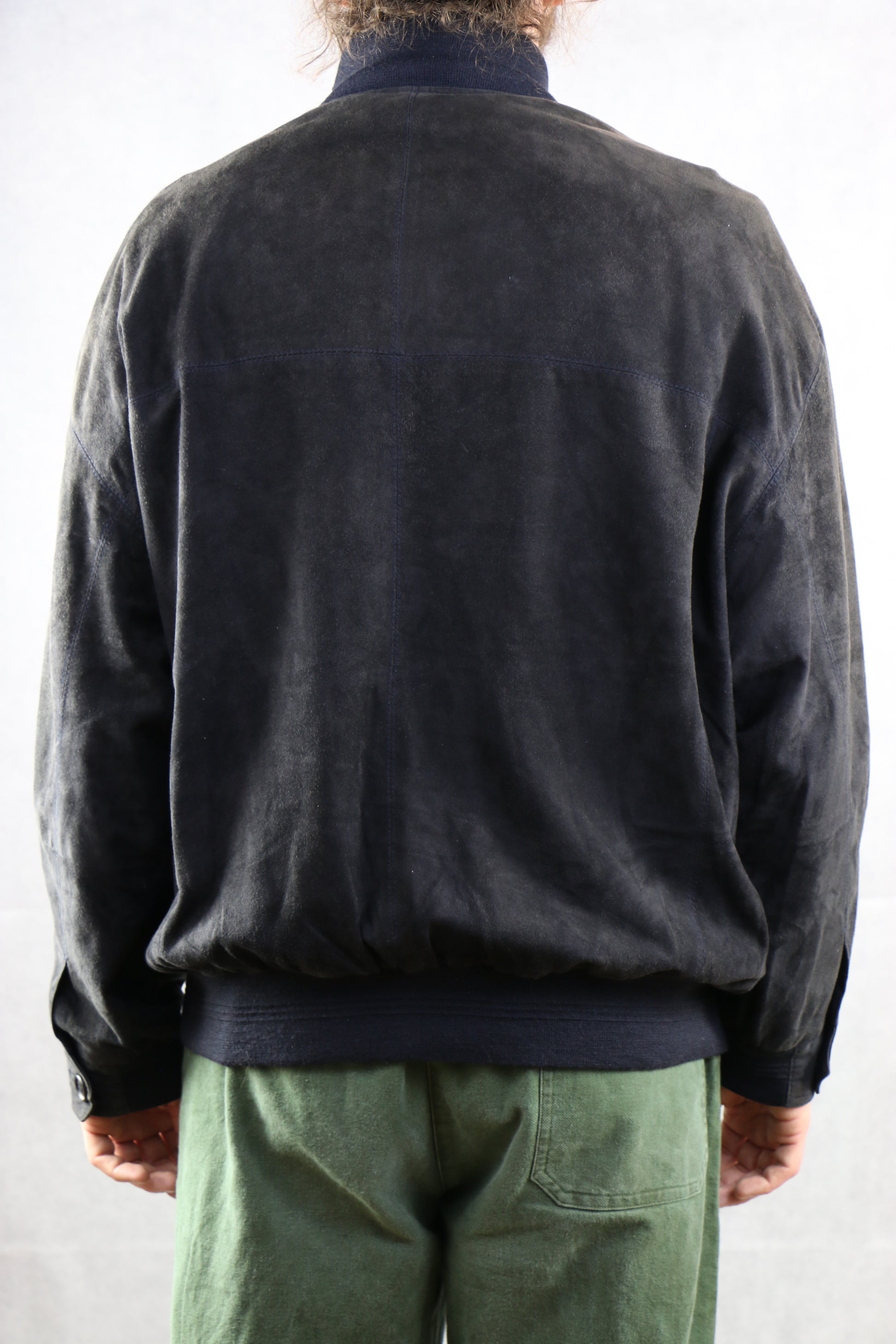 Burberry Suede Jacket - vintage clothing clochard92.com, Vintage Store Clochard92.com