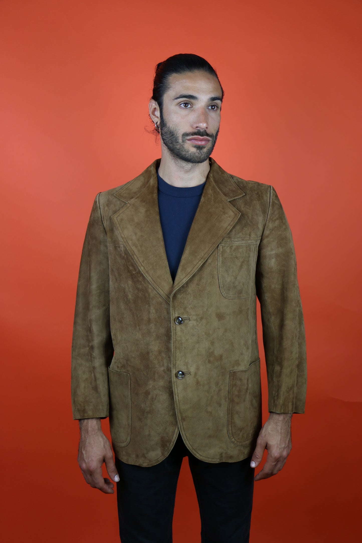 Suede Blazer - vintage clothing clochard92.com