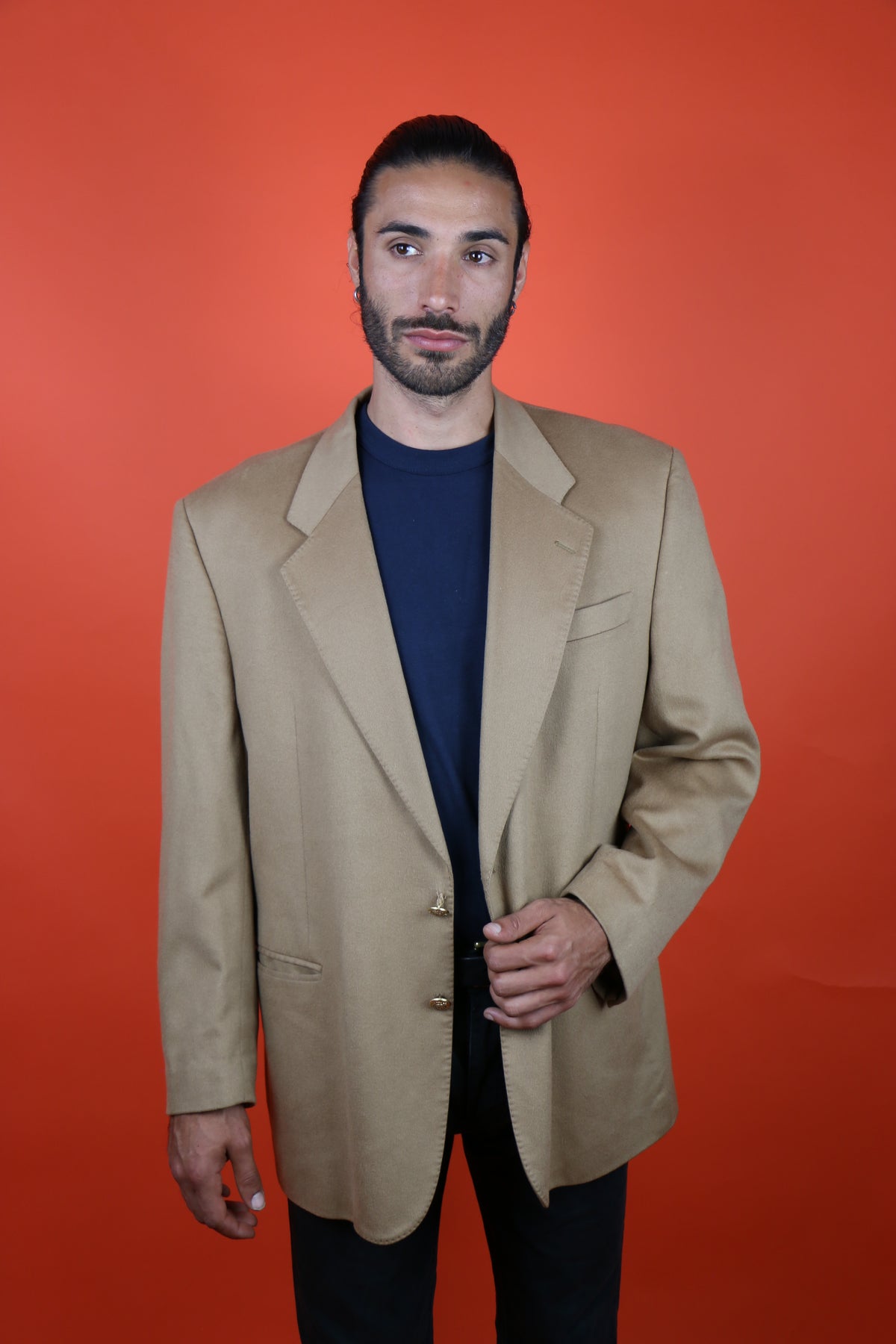 H. SEYMOUR Beige Suit Jacket - vintage clothing clochard92.com
