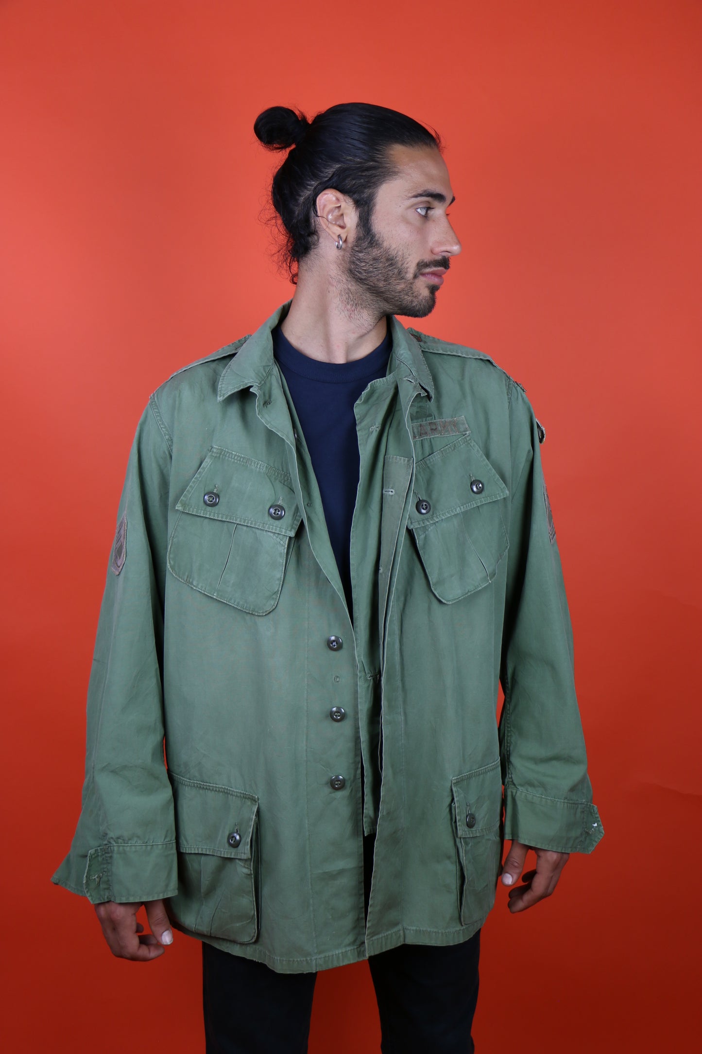 OG-107 Jungle Jacket First Pattern 'L' - vintage clothing clochard92.com