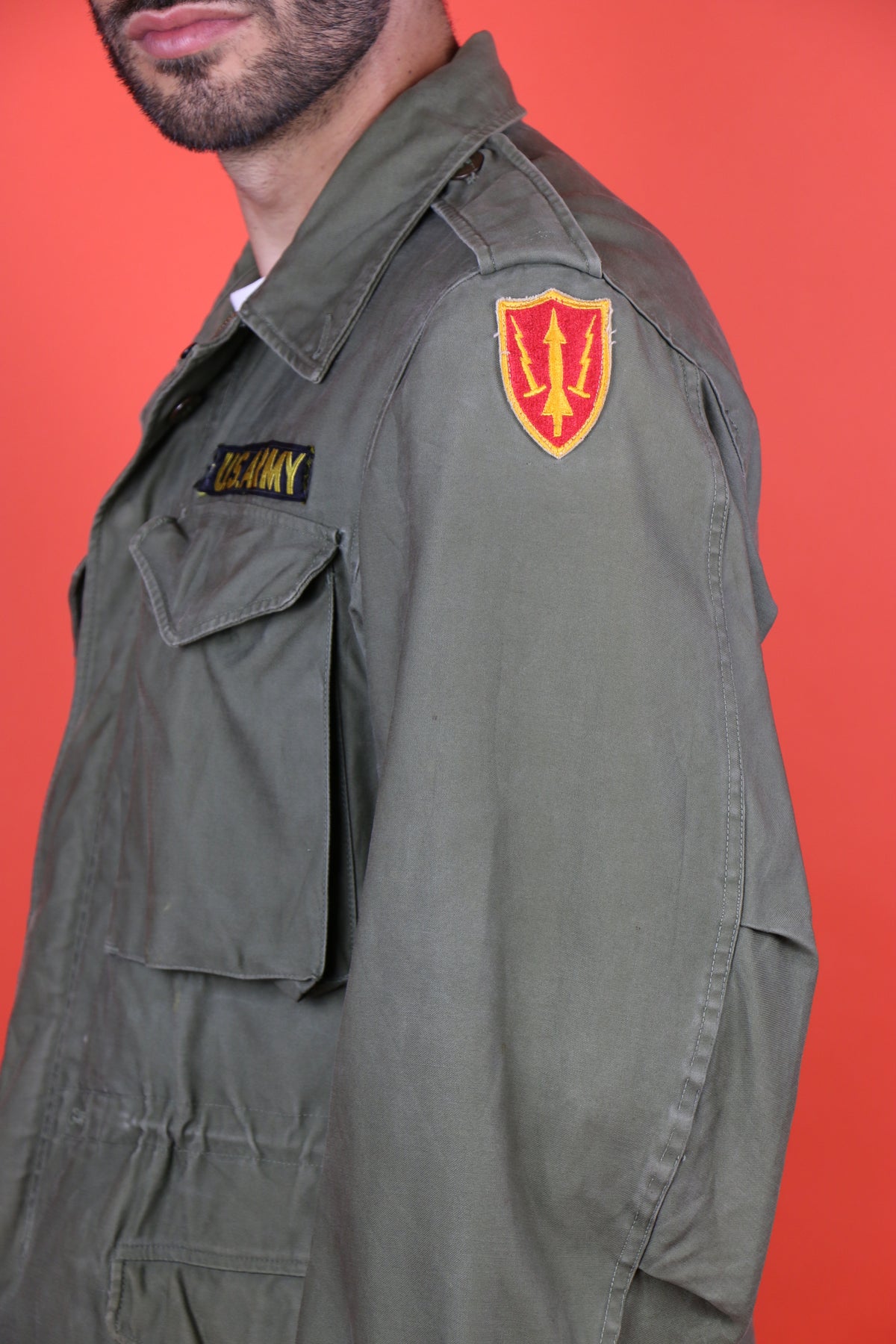 Field Jacket M-51 (Name Olson) - vintage clothing clochard92.com
