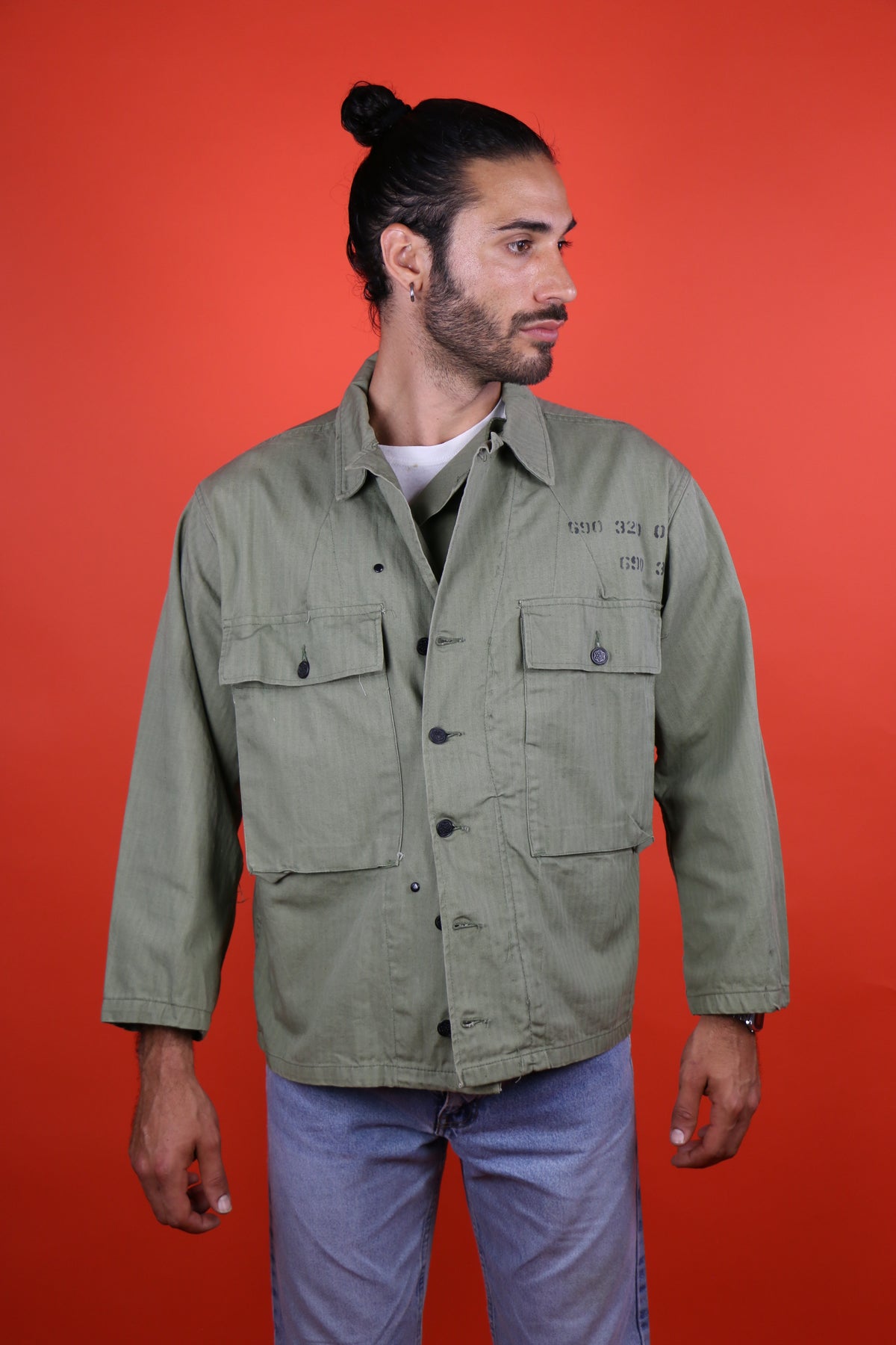 U.S. Army HBT P-43 Jacket - vintage clothing clochard92.com