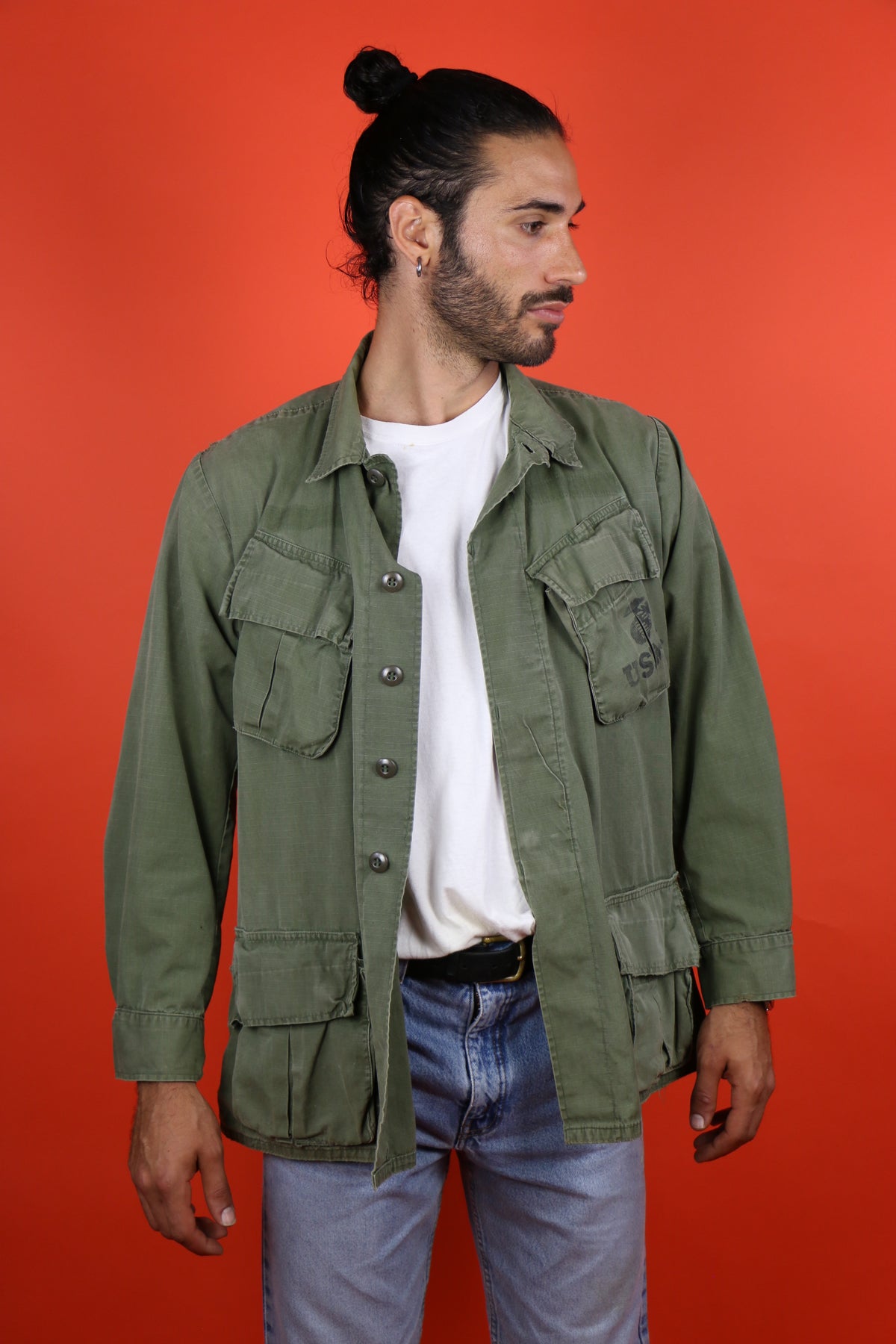 USMC Jungle Jacket 1970 - vintage clothing clochard92.com