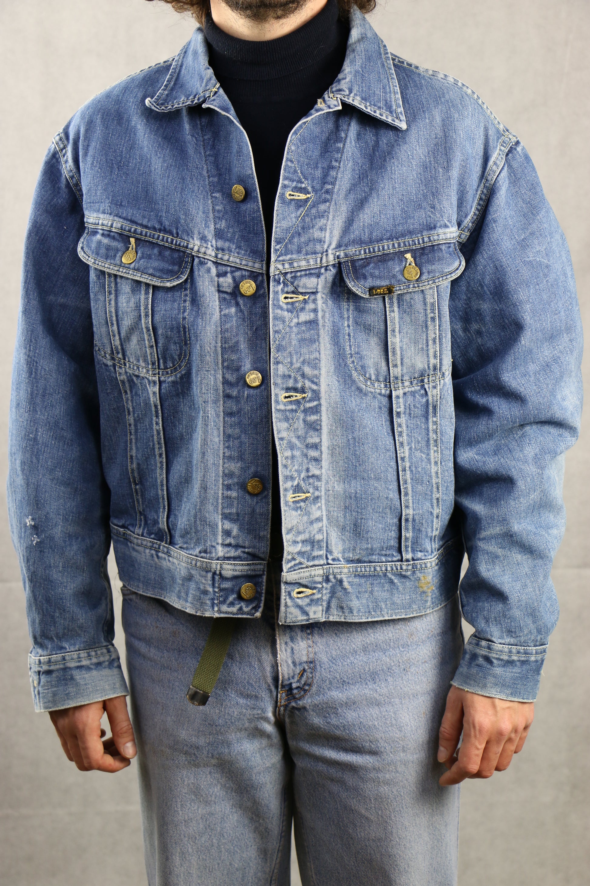 Lee 101-J Denim Jacket - vintage clothing clochard92.com, Vintage Store Clochard92.com