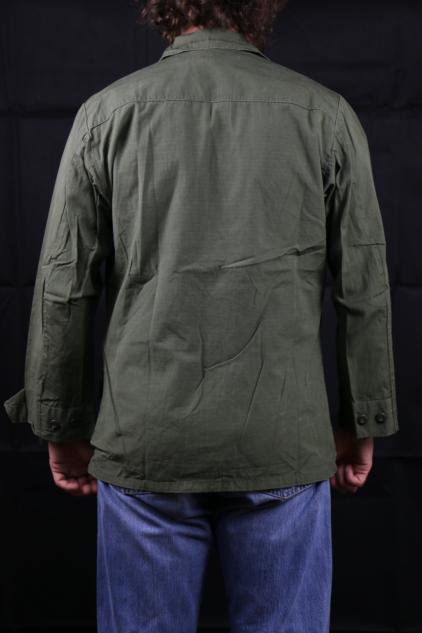 Jungle Jacket Olive Green 1970, clochard92.com
