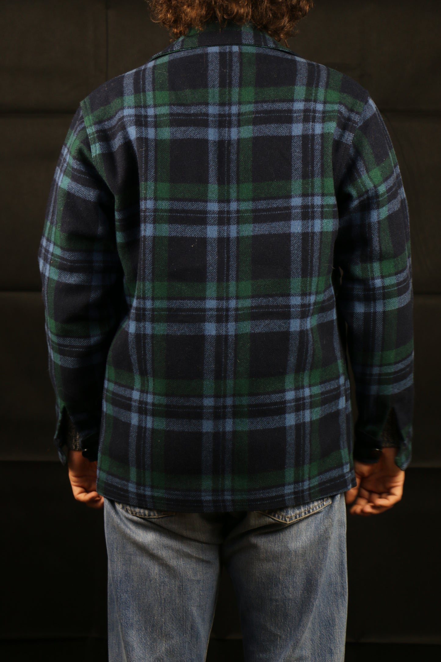 Pendleton Lumber Fleece Wool Jacket - Navy, clochard92.com