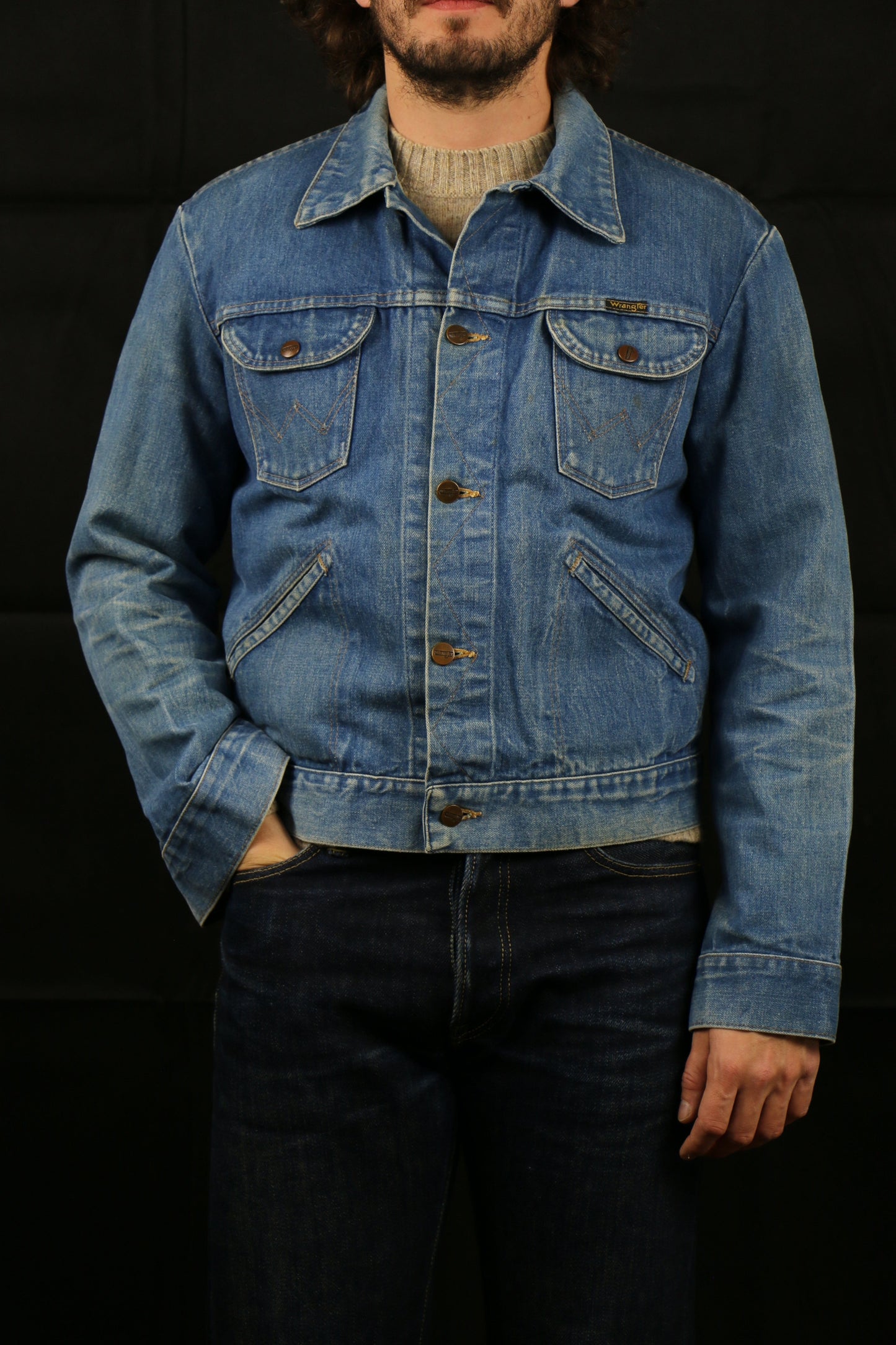 70s Wrangler Denim Jacket - vintage clothing clochard92.com