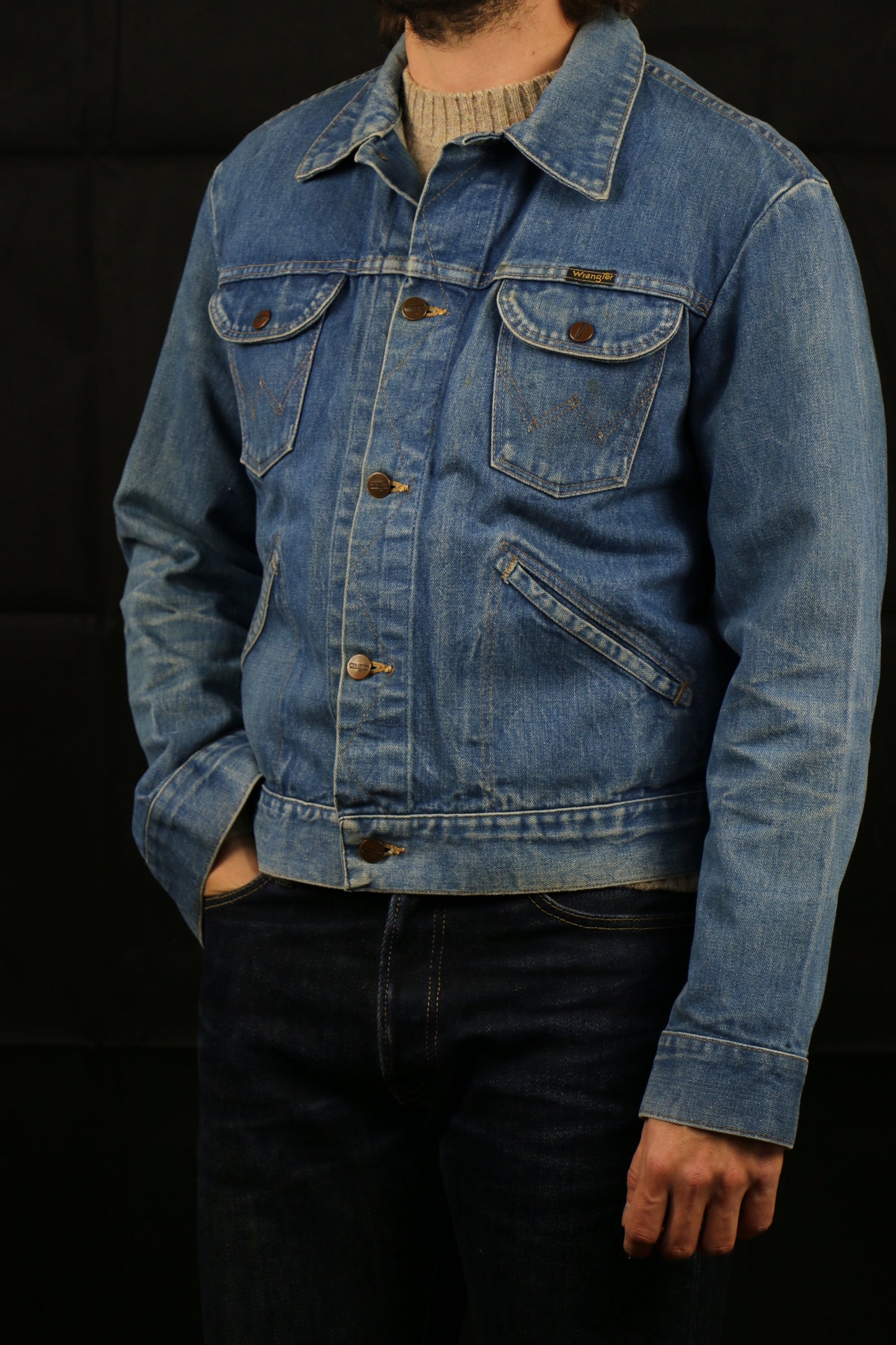 70s Wrangler Denim Jacket - vintage clothing clochard92.com