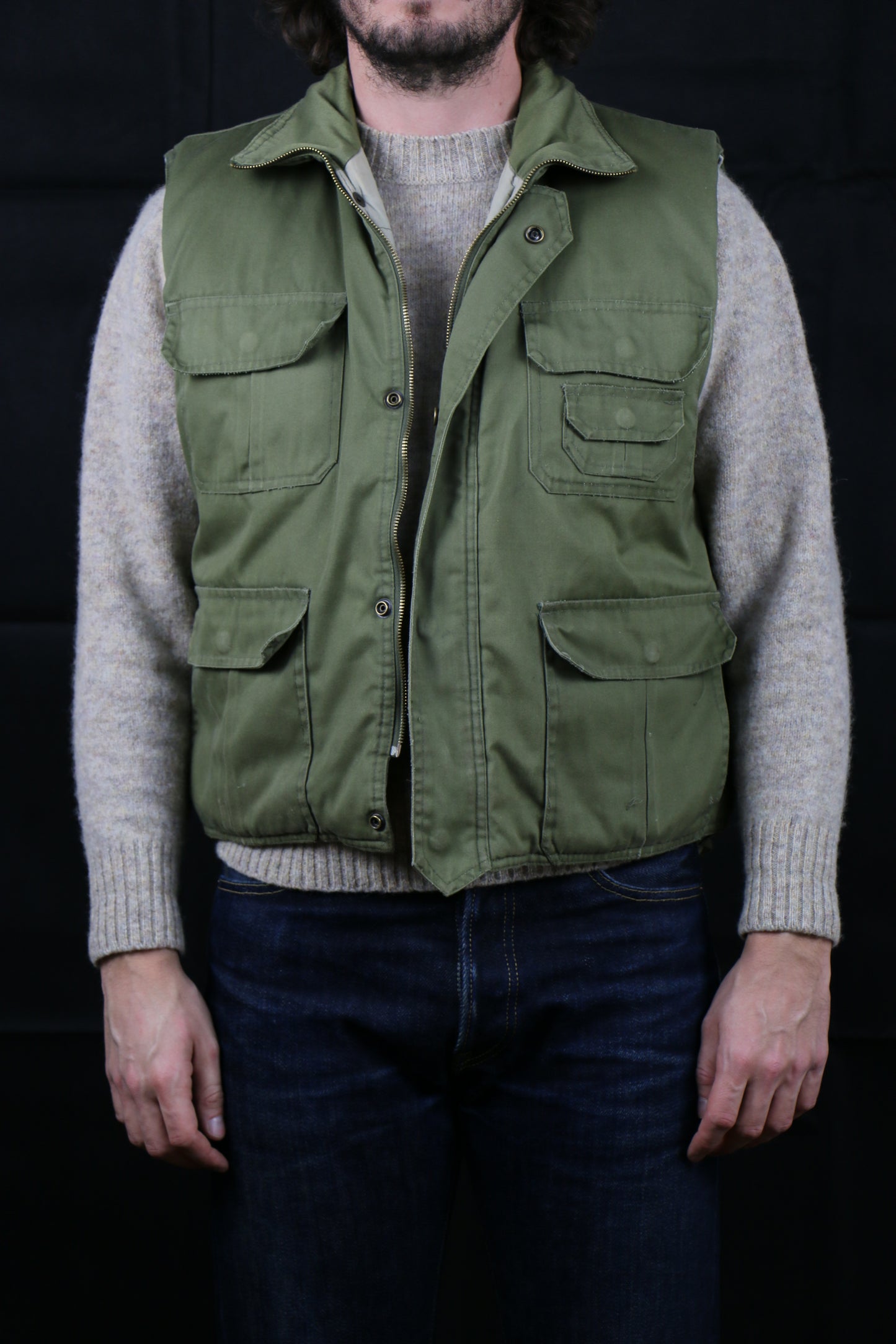 Army Utility Vest - vintage clothing clochard92.com