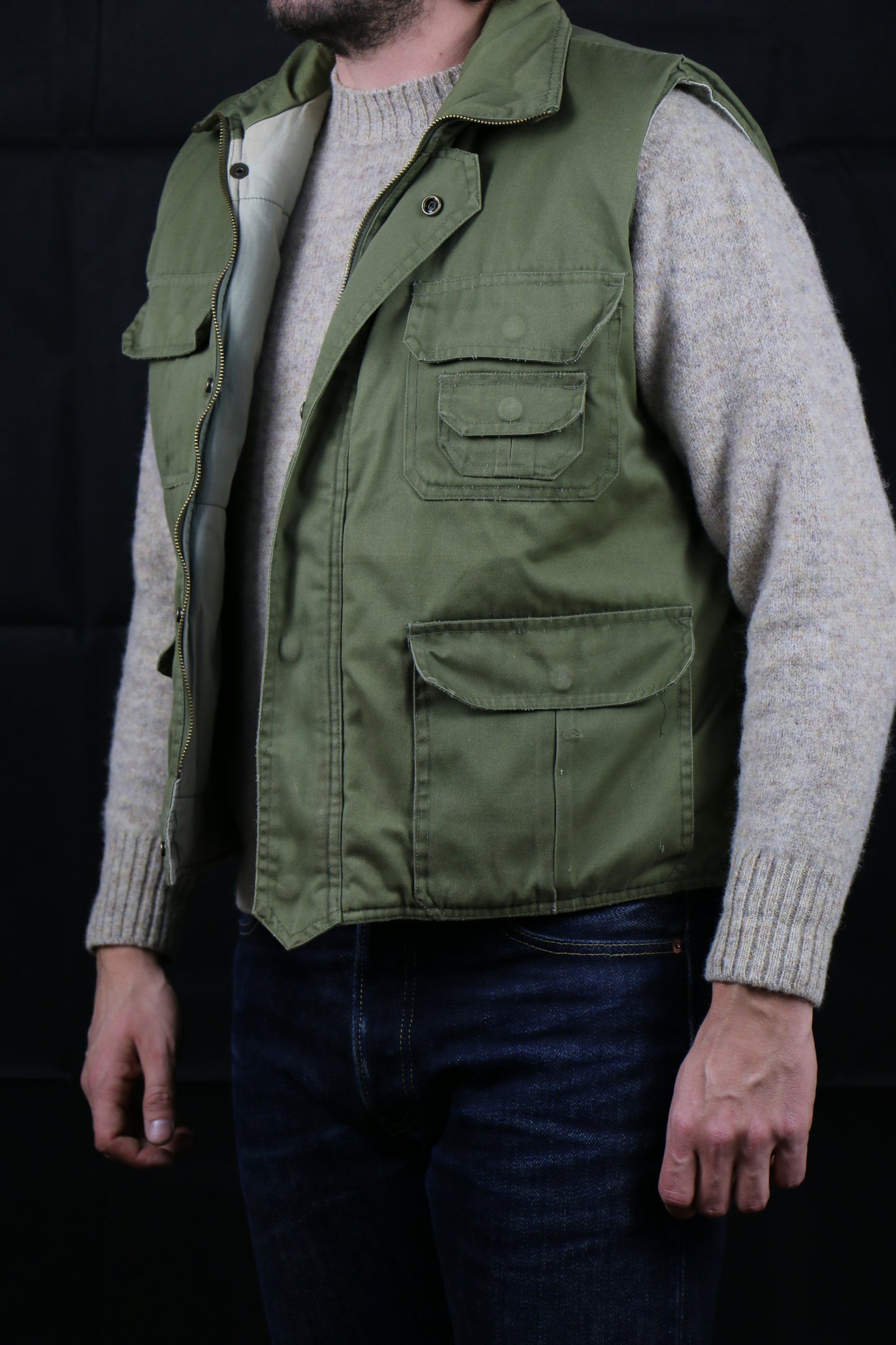 Army Utility Vest - vintage clothing clochard92.com