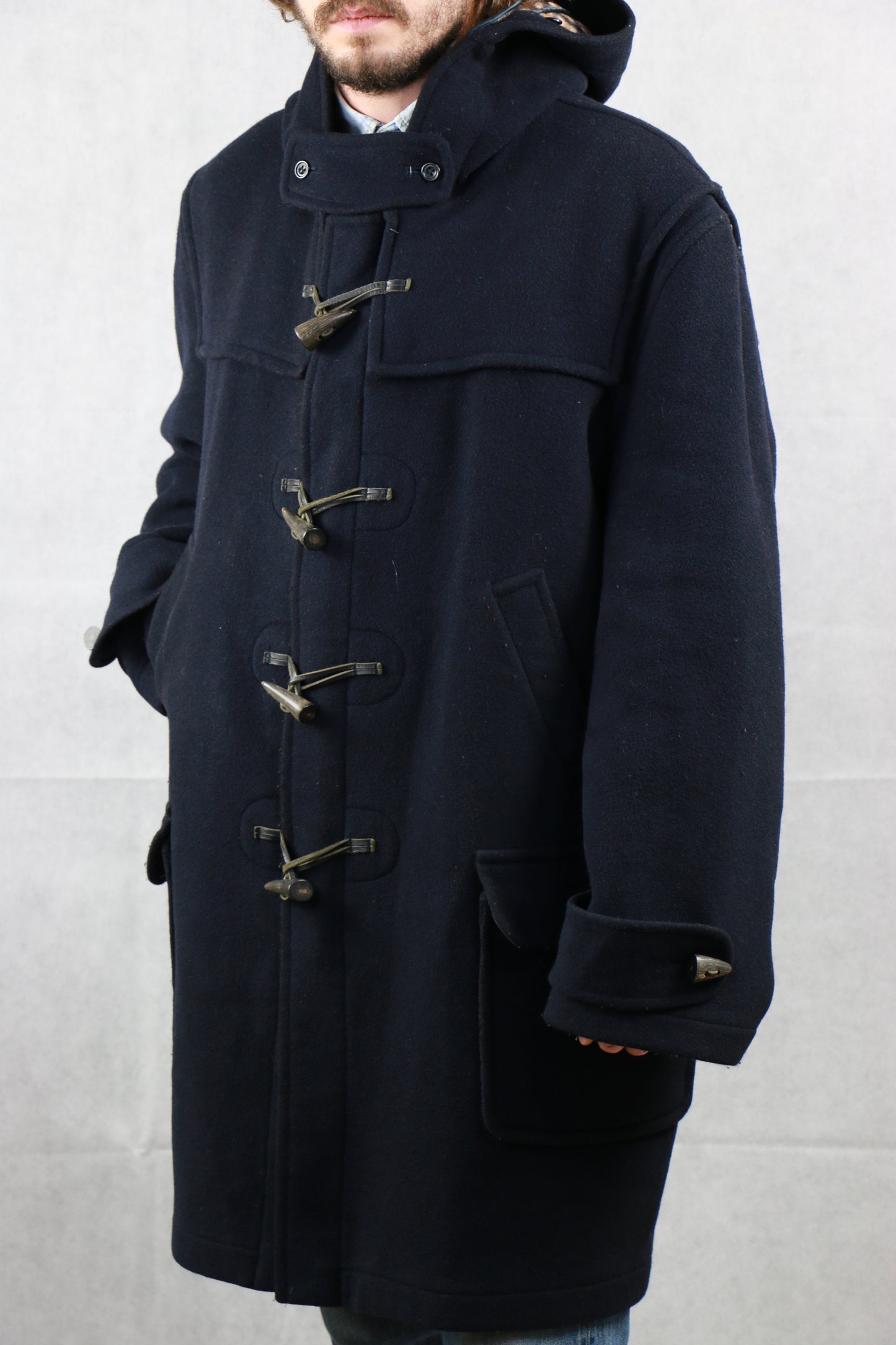 Aquascutum Montgomery Coat with Zip - vintage clouthing clochard92.com