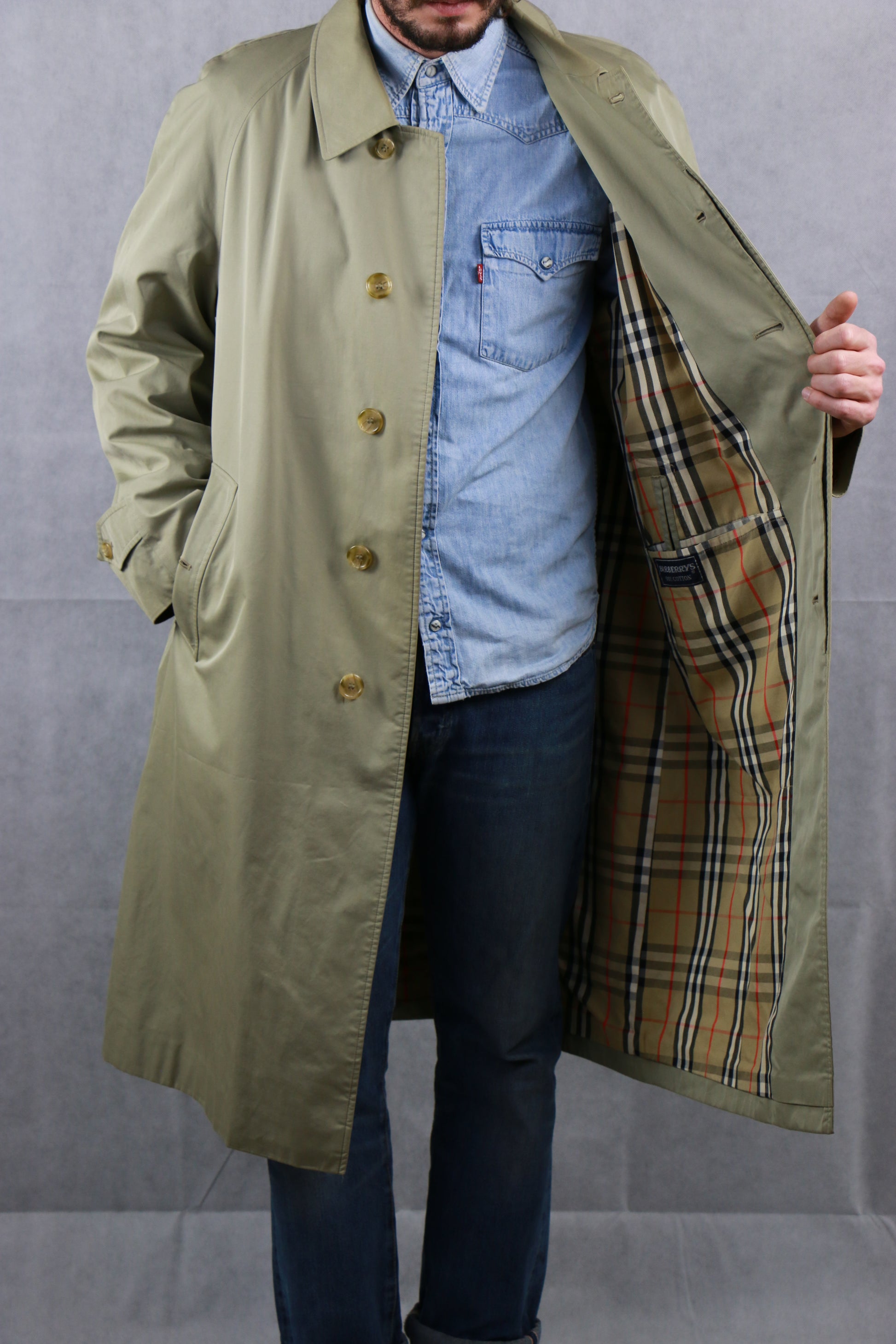 Burberry Trench Coat, clochard92.com, Vintage Store Clochard92.com