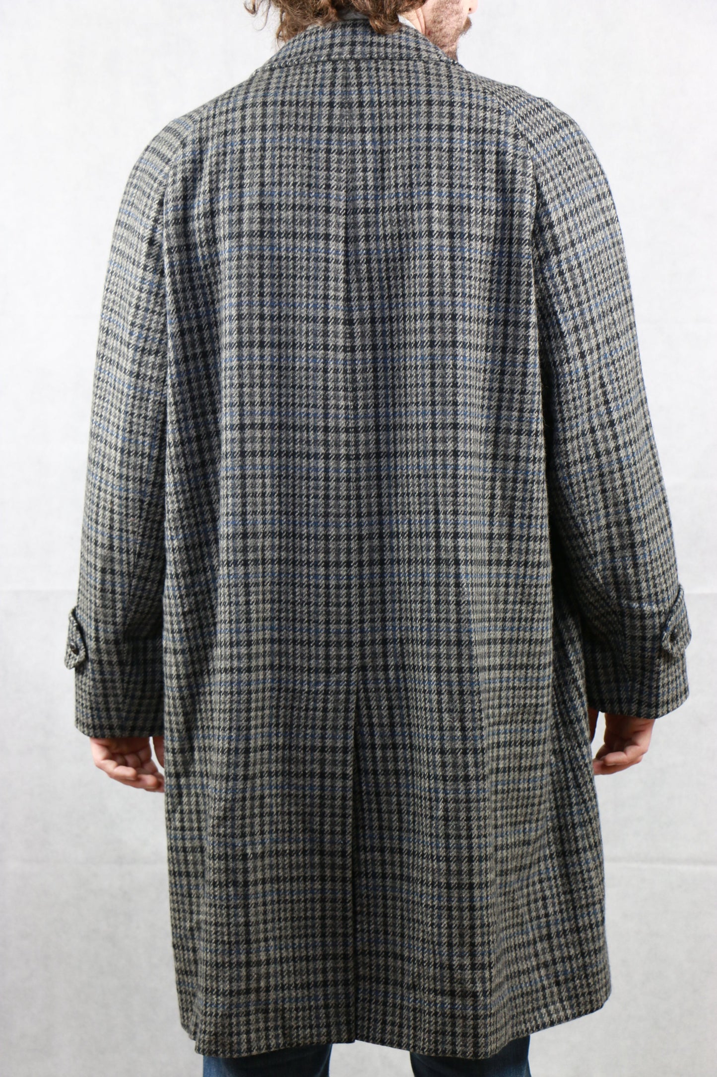 Aquascutum Checkered Wool Coat - vintage clothing clochard92.com