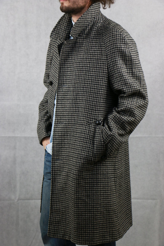 Aquascutum Checkered Tweed Coat - clothing vintage clochard92.com