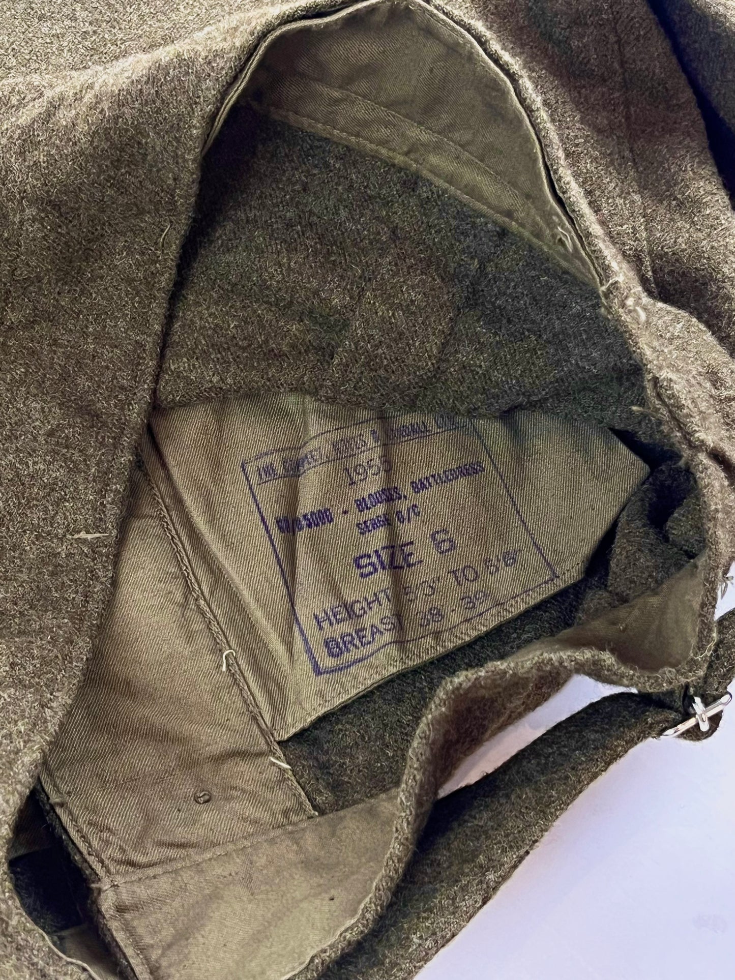 40s wool Ike jacket S
