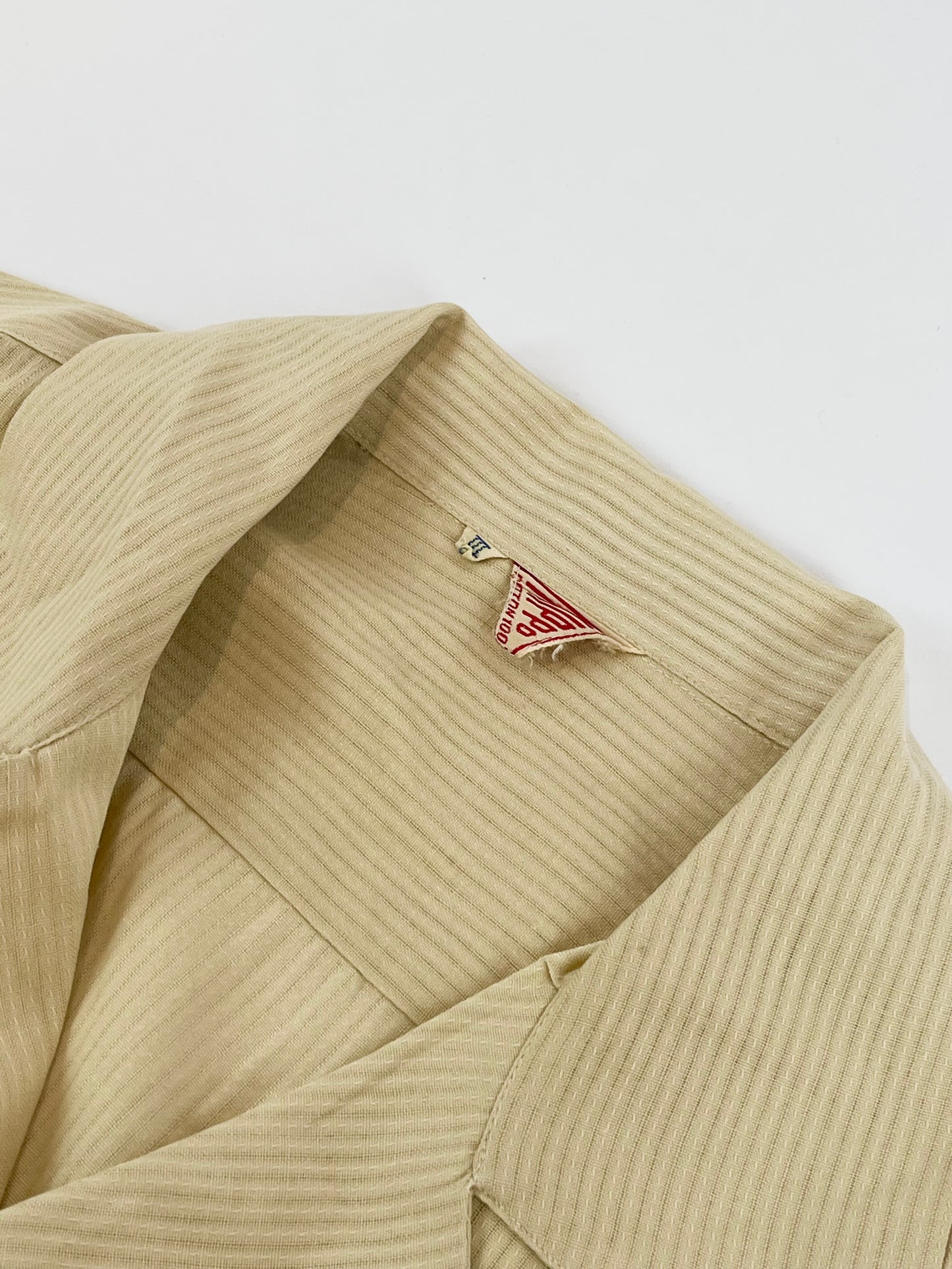 70s Hippo camp collar shirt S