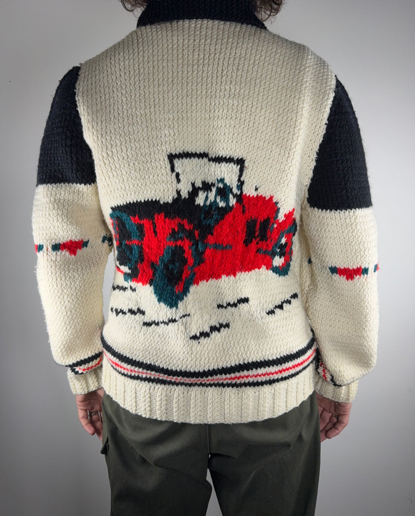 Hand knitted Cardigan M