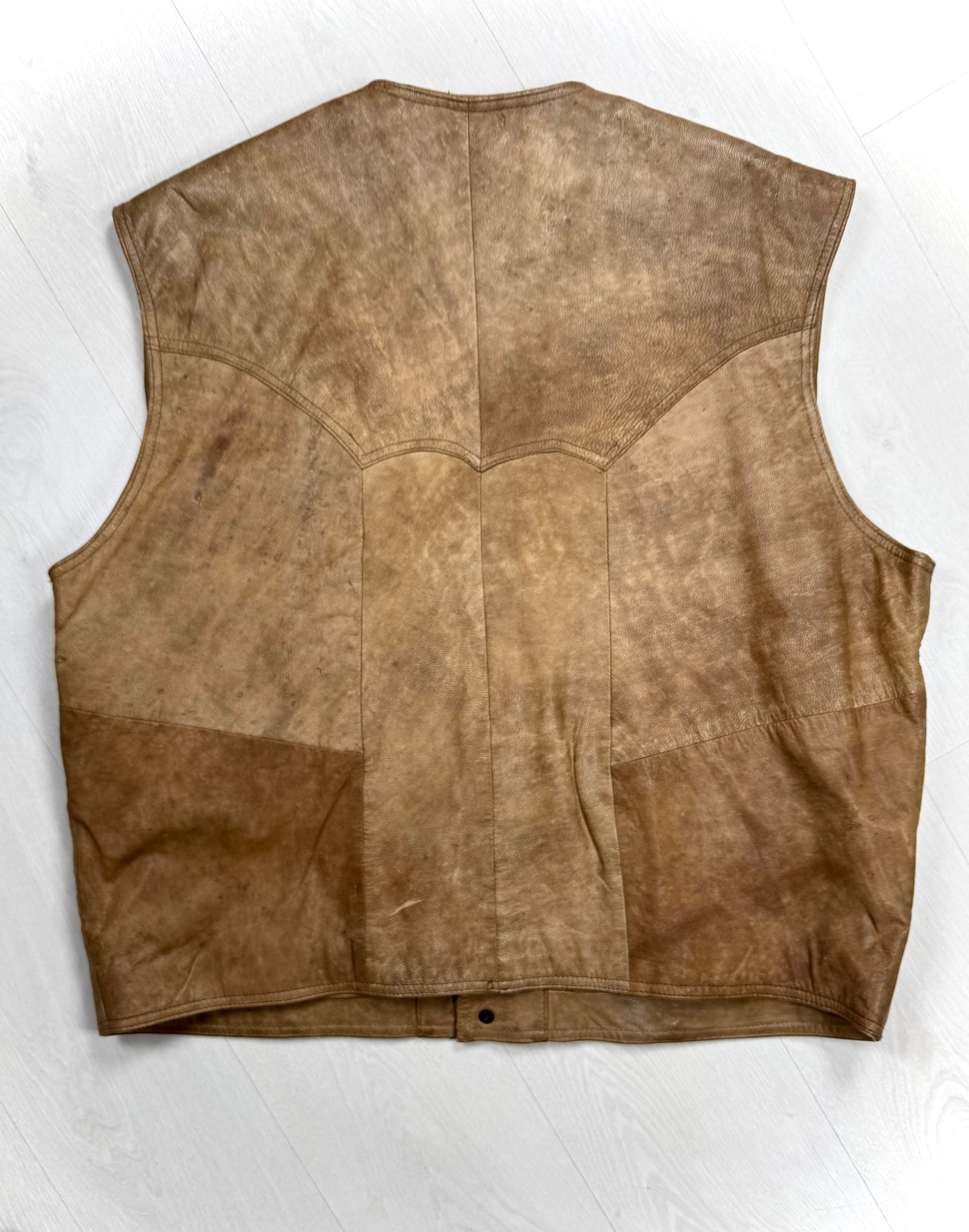 Leather vest XL