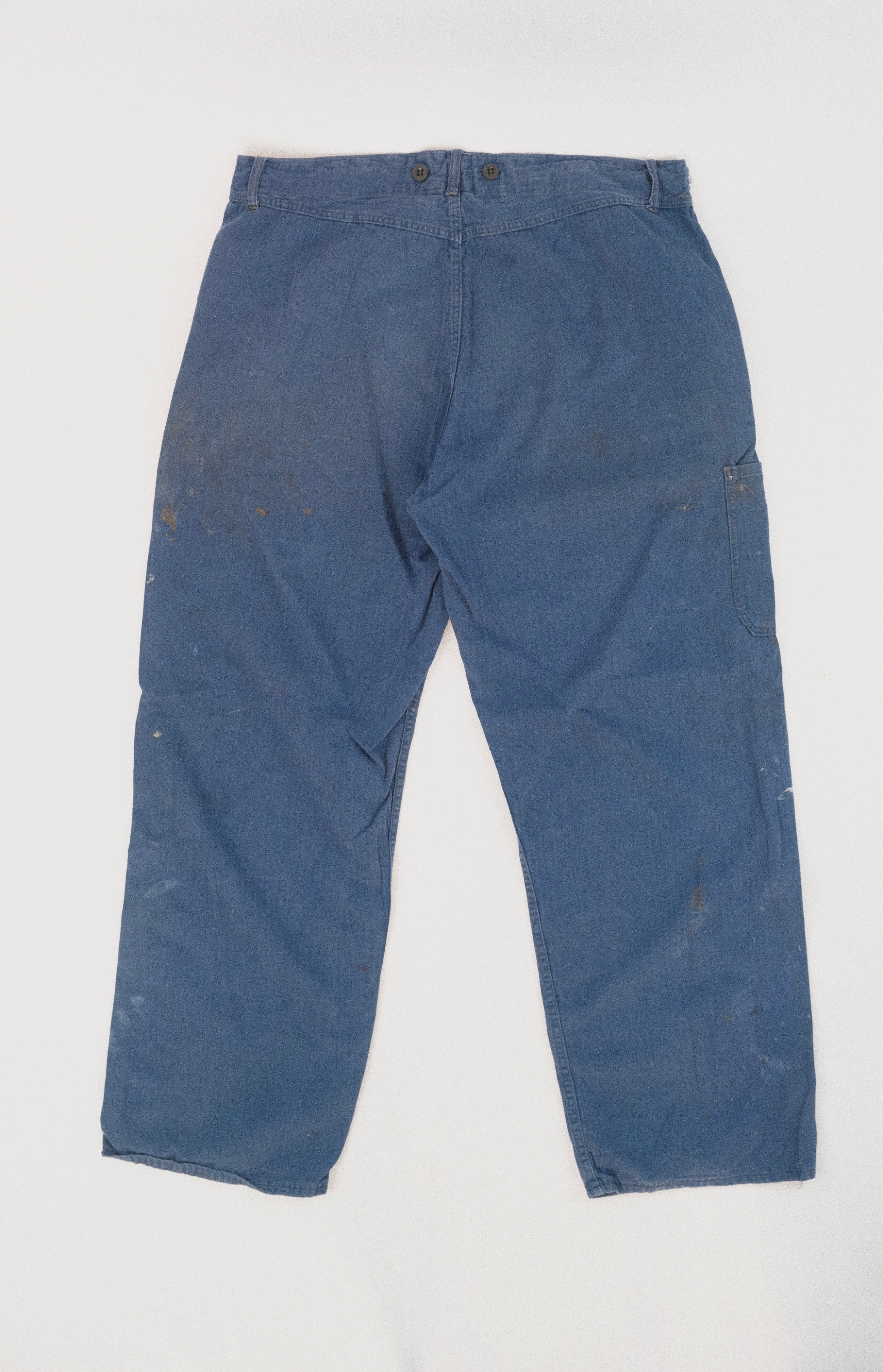 60S～ vintage mcqeen pants cotton コットン 60s paint Work Pants ~ Vintage Store Clochard92.com