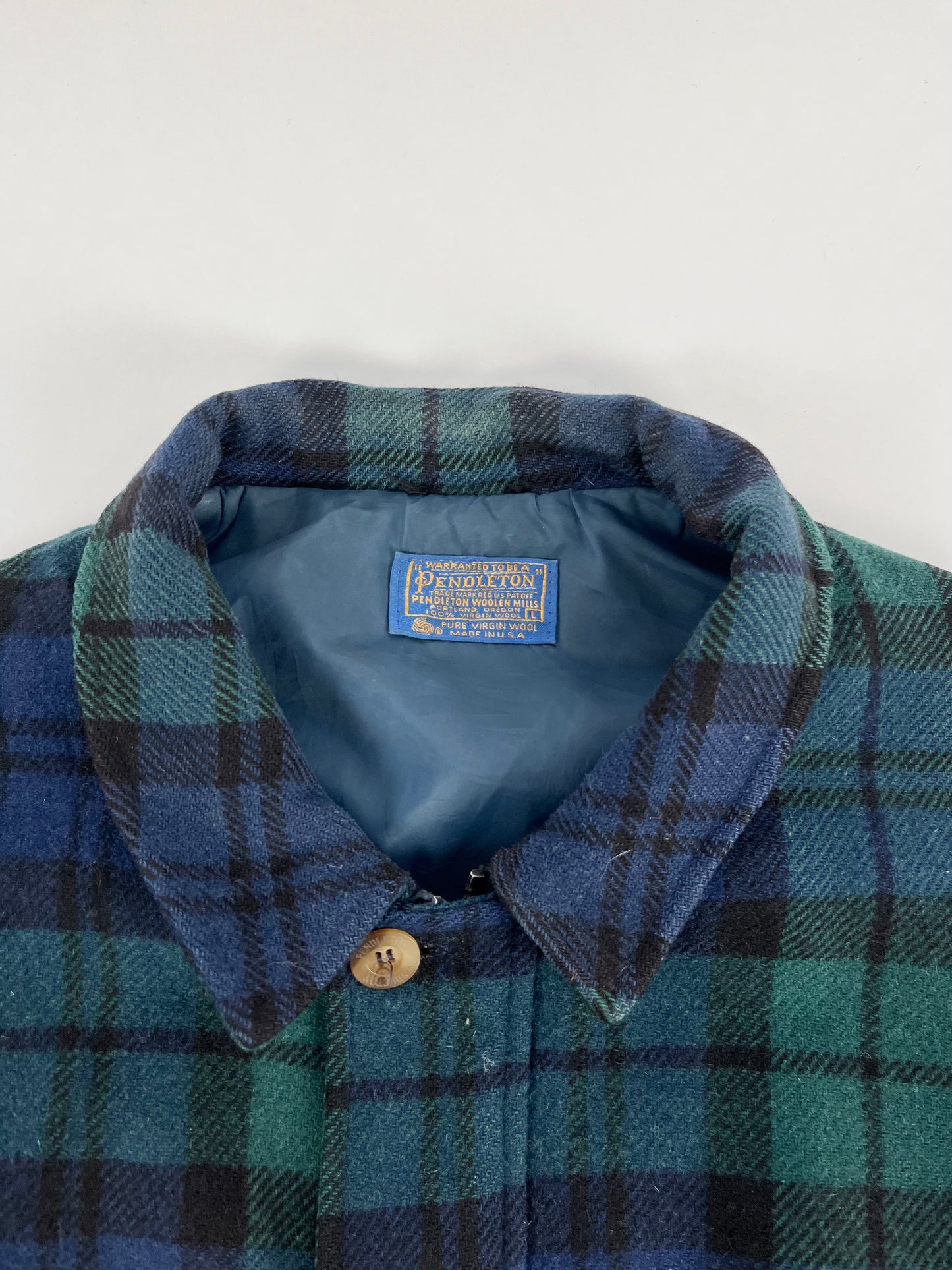 60s Pendleton bomber tweed jacket L