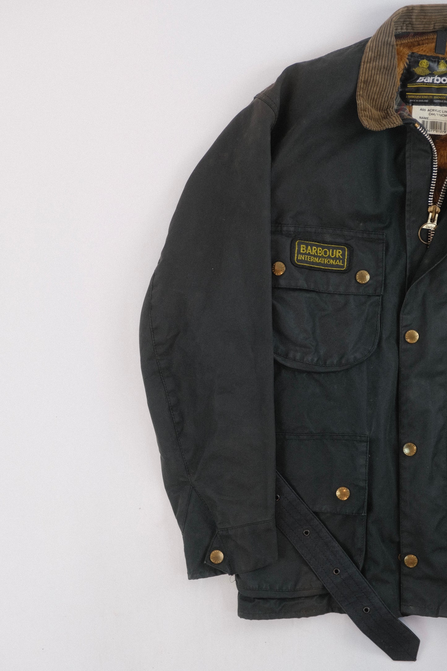 Vintage Barbour International C44 w/fur lining