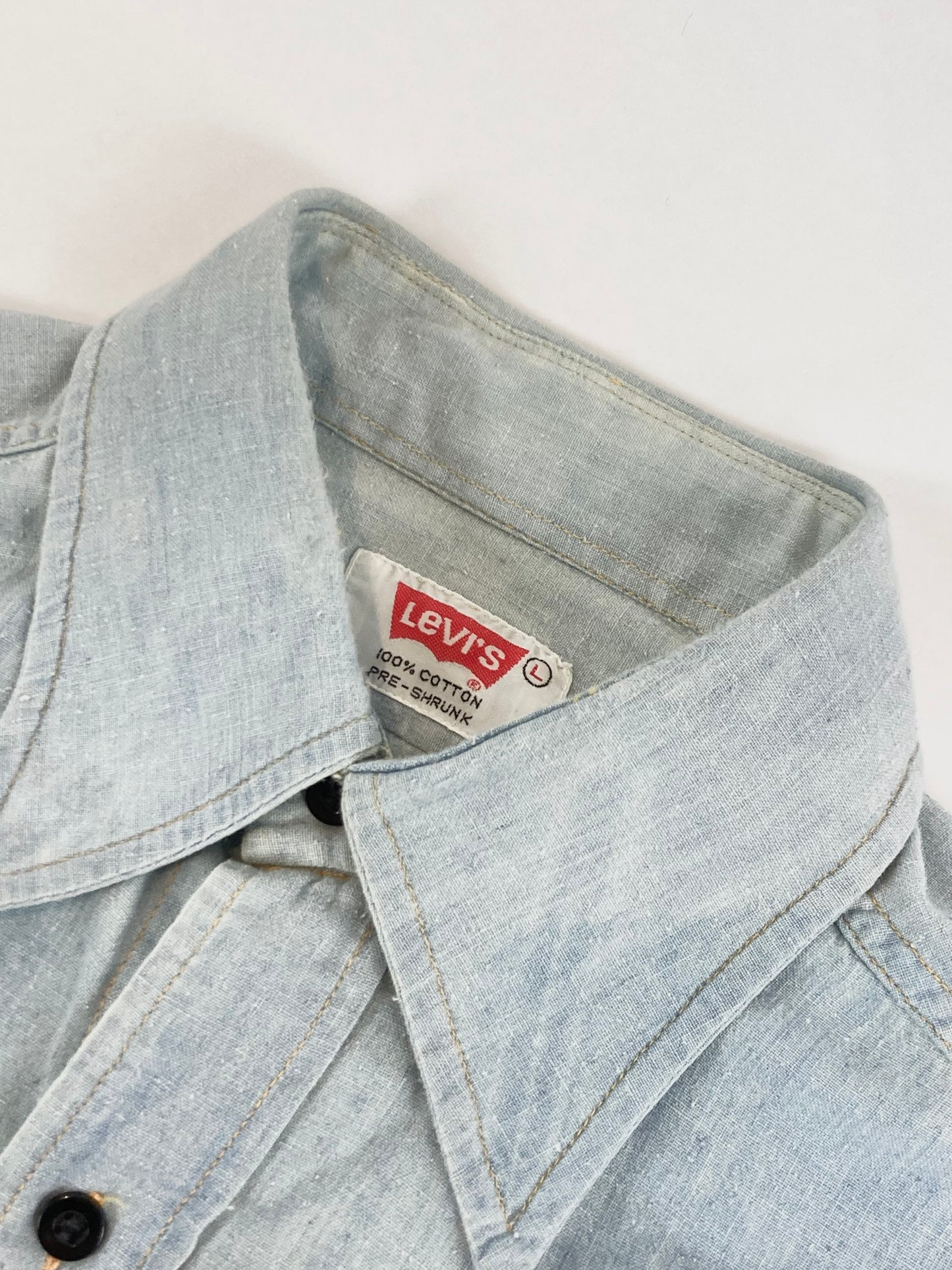 70s Levi’s denim western shirt S